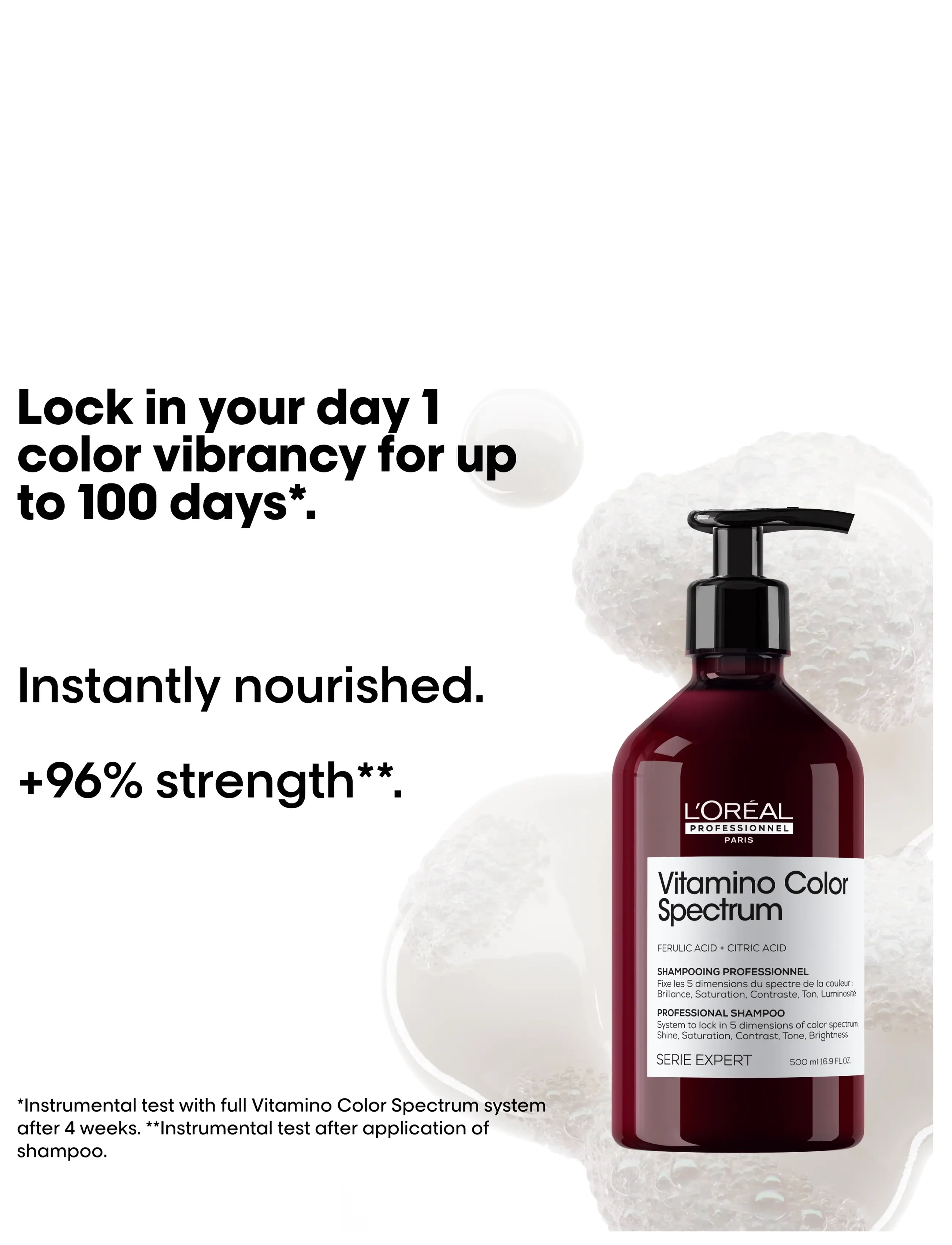 L'Oréal Professionnel - L'Oréal Professionnel Vitamino Color Spectrum Shampoo 500ml - shampoo - clear - 5