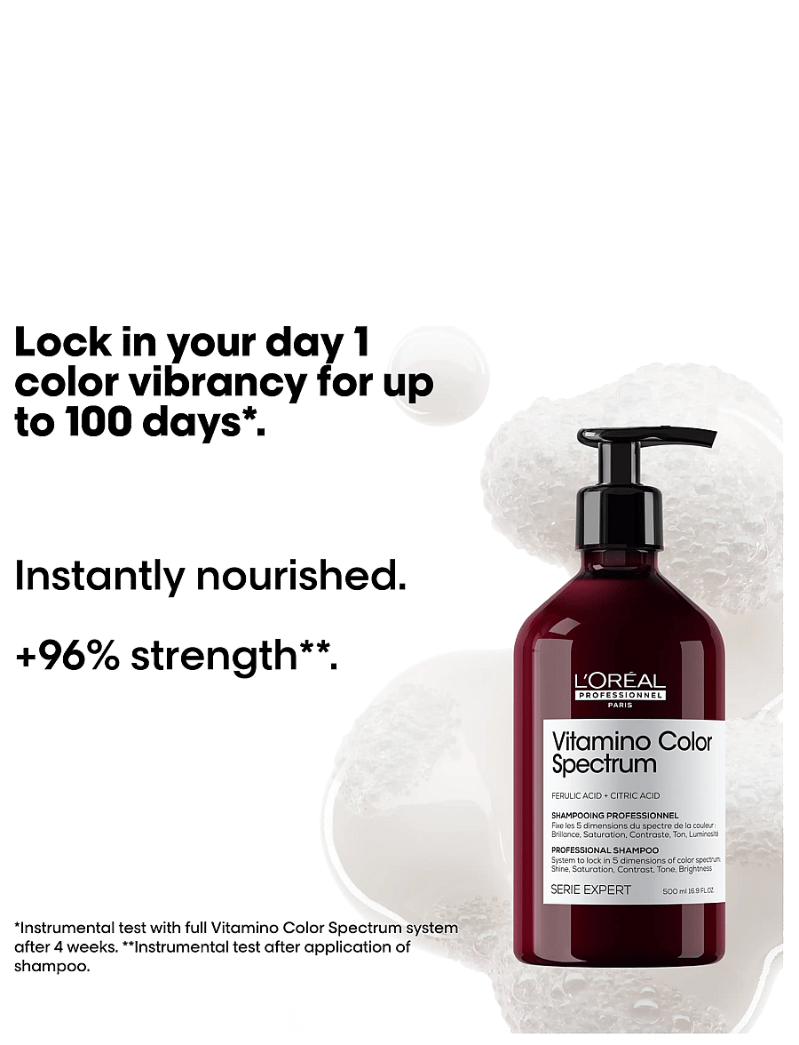 L'Oréal Professionnel - L'Oréal Professionnel Vitamino Color Spectrum Shampoo 500 ml - shampoo - clear - 5