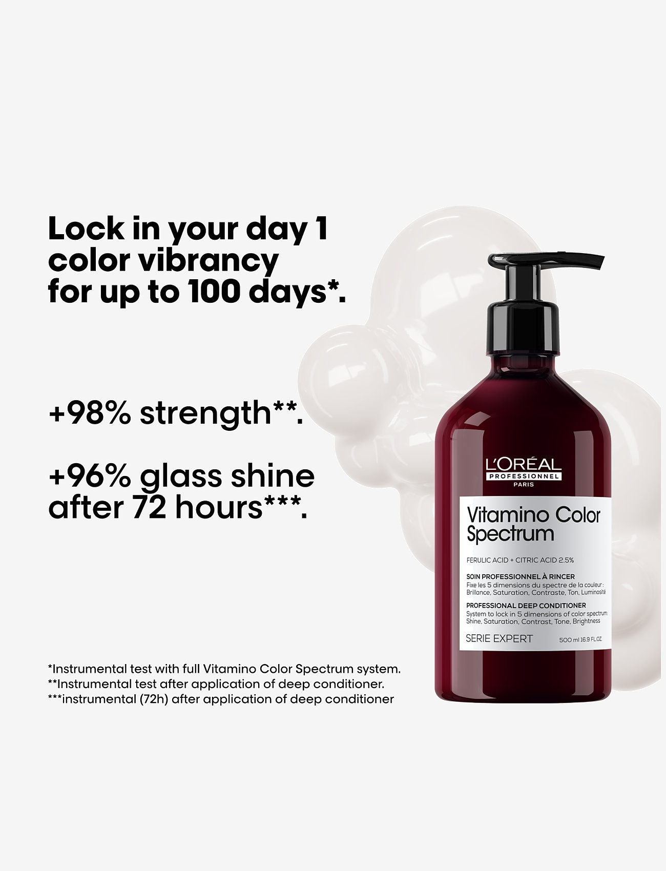 L'Oréal Professionnel - L'Oréal Professionnel Vitamino Color Spectrum Conditioner 500ml - balsam & conditioner - clear - 1