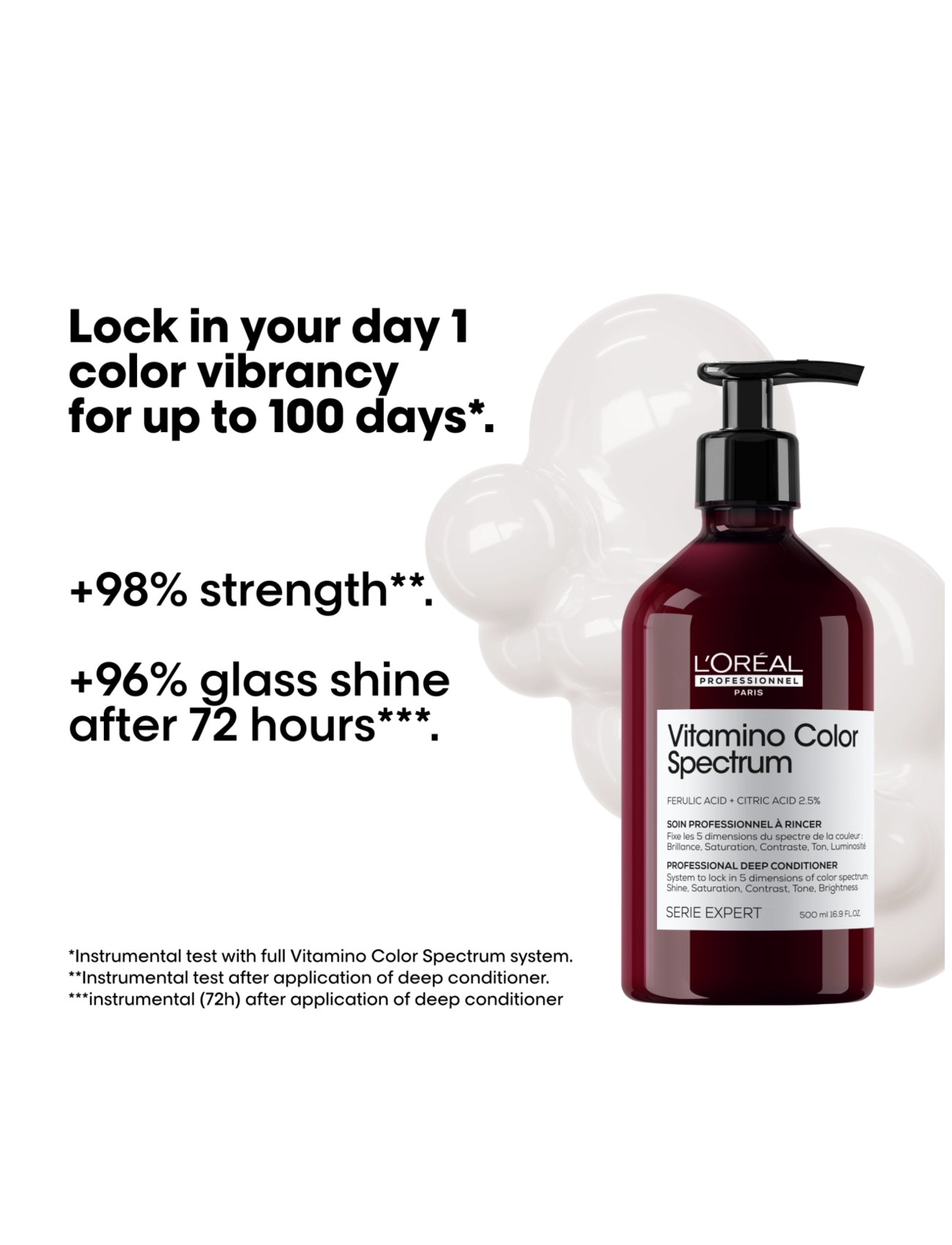 L'Oréal Professionnel - L'Oréal Professionnel Vitamino Color Spectrum Conditioner 500ml - balsam & conditioner - clear - 1