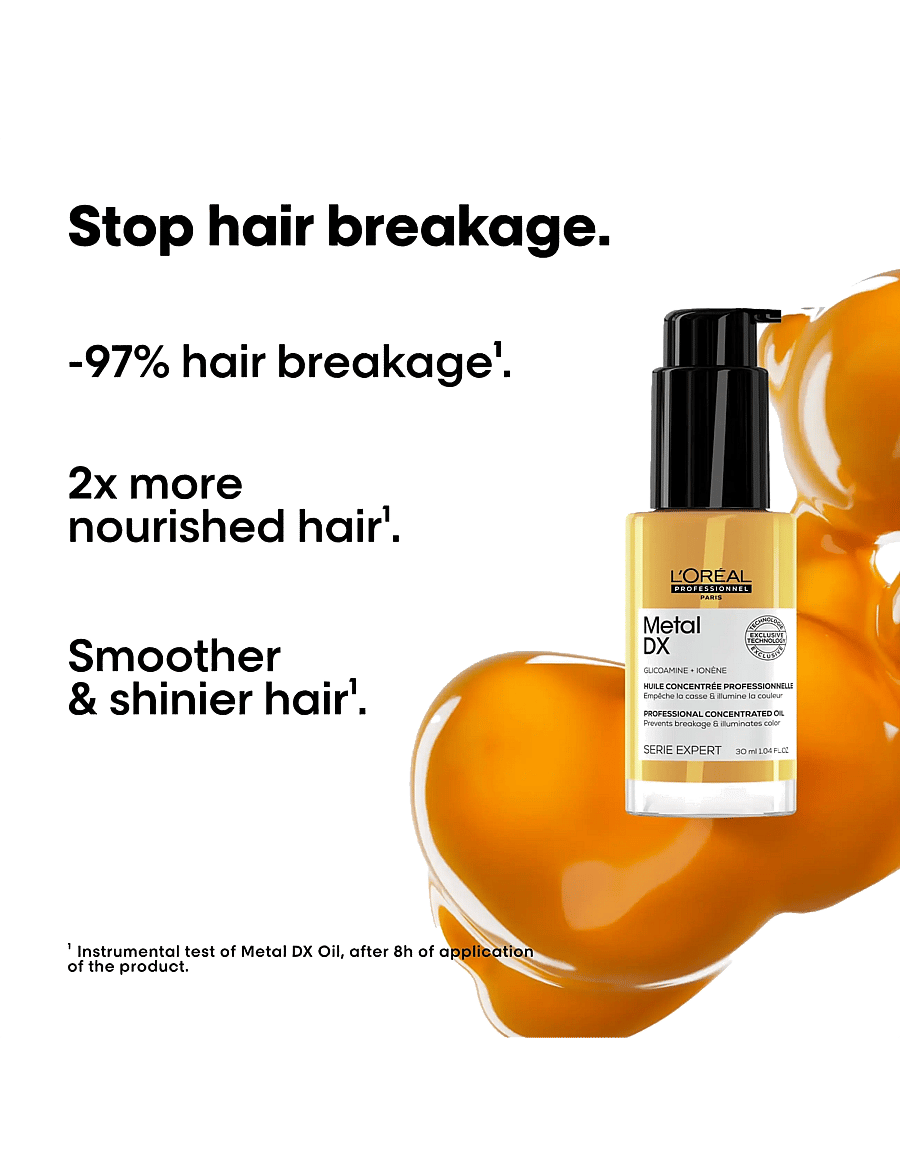 L'Oréal Professionnel - L'Oréal Professionnel Metal DX Anti-Deposit Protector Concentrated Oil 30ml - hår - clear - 1