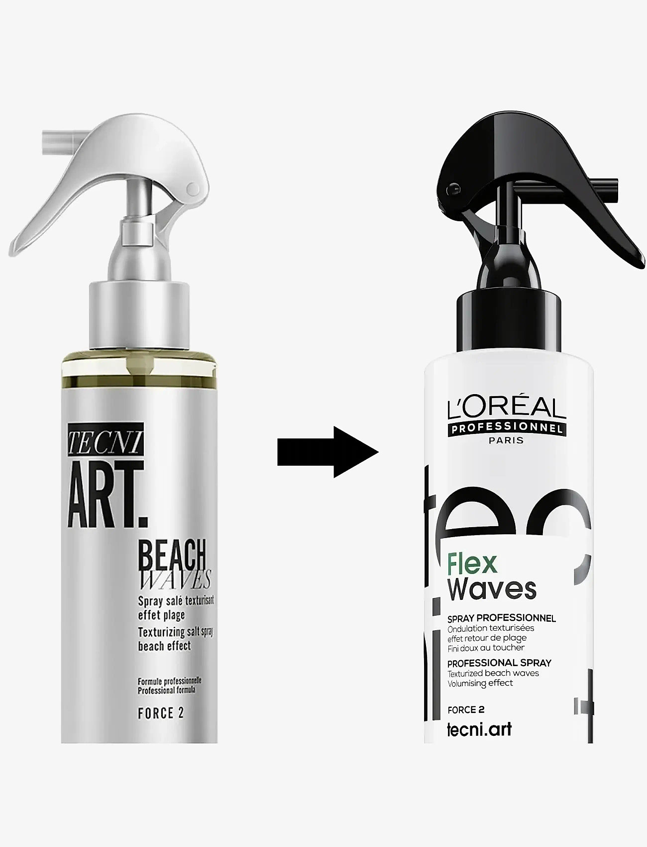 L'Oréal Professionnel - L'Oréal Professionnel Tecni.Art Flex Waves Spray 190ml - saltvattenspray - clear - 1