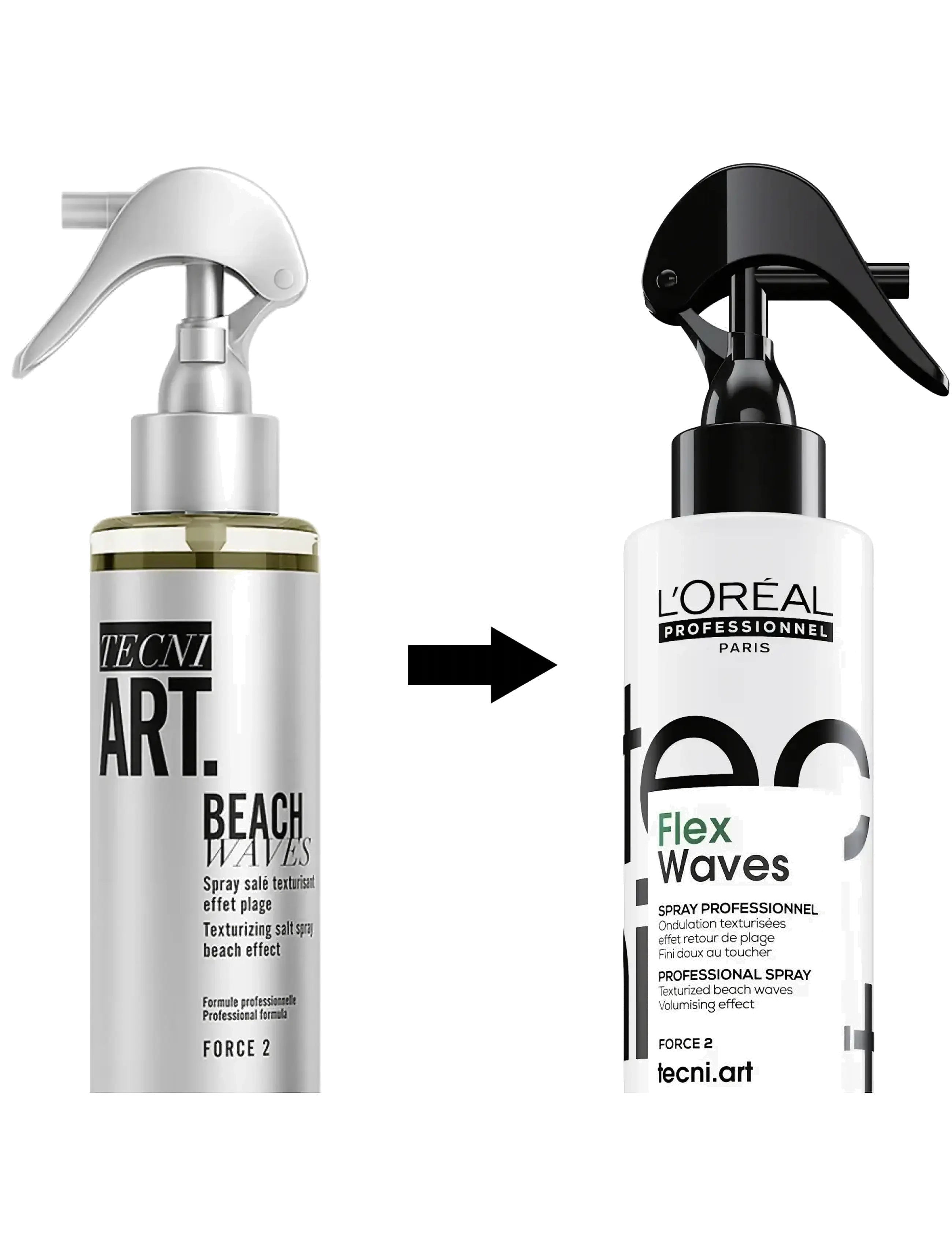 L'Oréal Professionnel - L'Oréal Professionnel Tecni.Art Flex Waves Spray 190ml - saltvandsspray - clear - 1