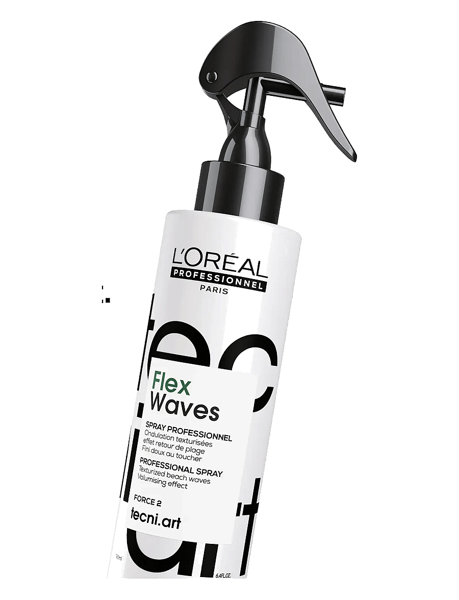 L'Oréal Professionnel - L'Oréal Professionnel Tecni.Art Flex Waves Spray 190ml - saltvattenspray - clear - 2
