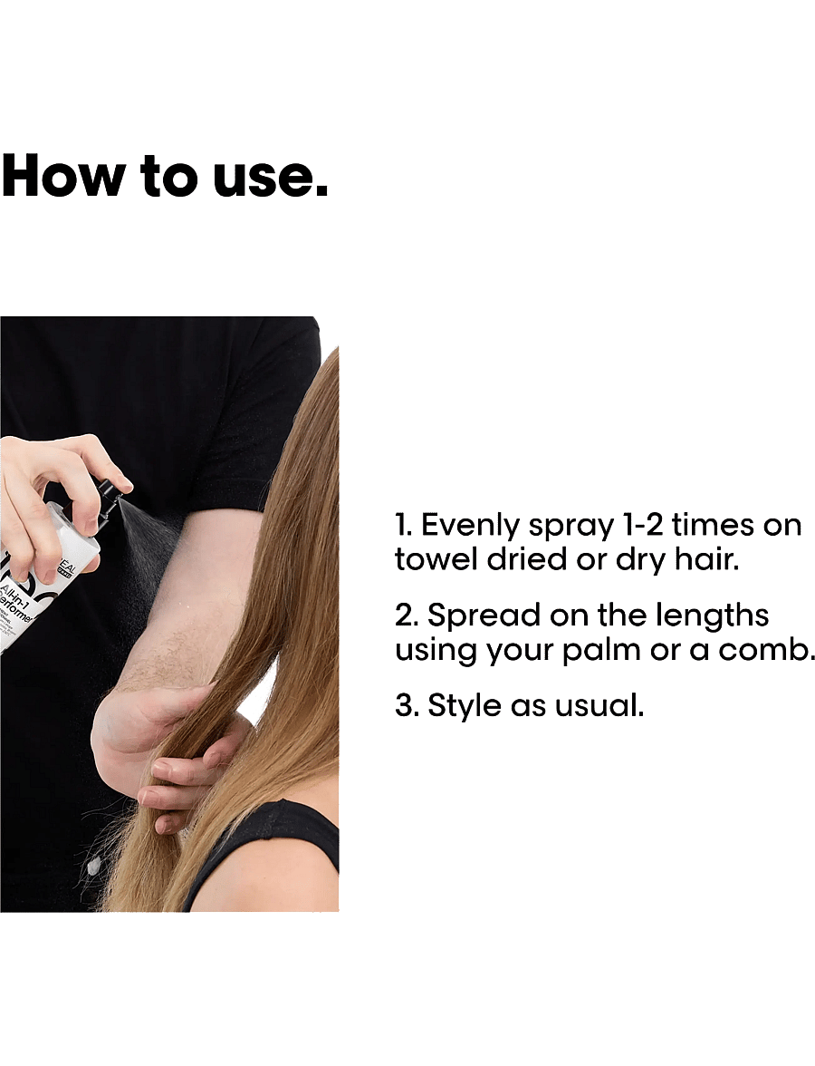 L'Oréal Professionnel - L'Oréal Professionnel Tecni.art All-in-1 Performer Styling Treatment 190 ml - glansúði - clear - 2