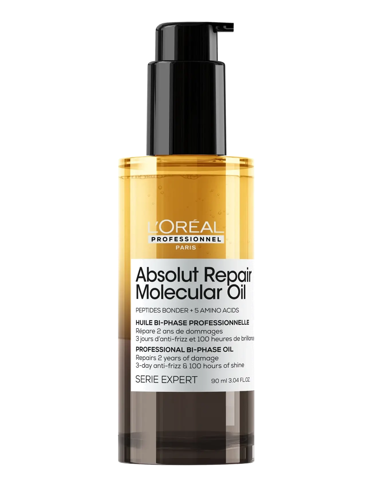 L'Oréal Professionnel L'oréal Professionnel Absolut Repair Molecular Bi-Phase Oil 90 ml, 90 ml, Nude, Pleje > Hårolie, Dame