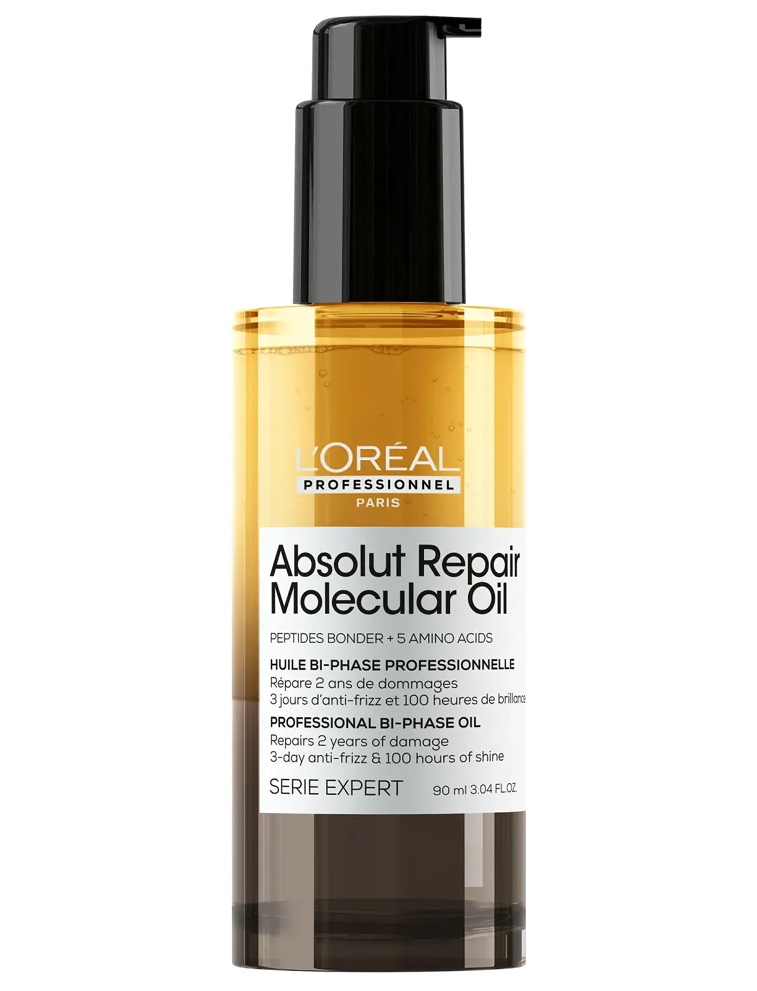 L'Oréal Professionnel L'Oréal Professionnel Absolut Repair Molecular Bi-phase Oil 90ml - Vis alt - CLEAR / undefined