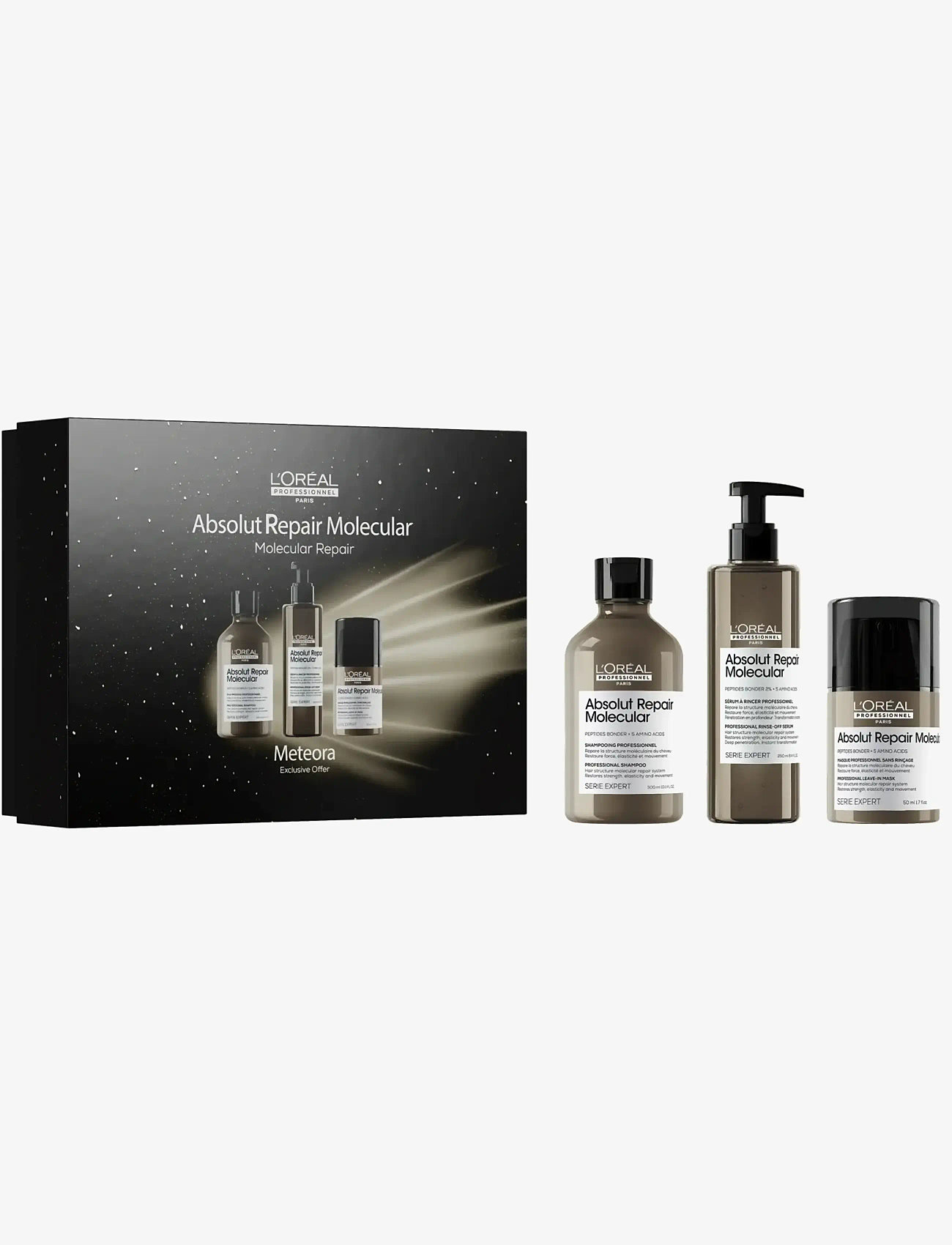 L'Oréal Professionnel - L'Oréal Professionnel Absolut Repair Molecular Trio Gift Set 2025 - gåvoset - clear - 1