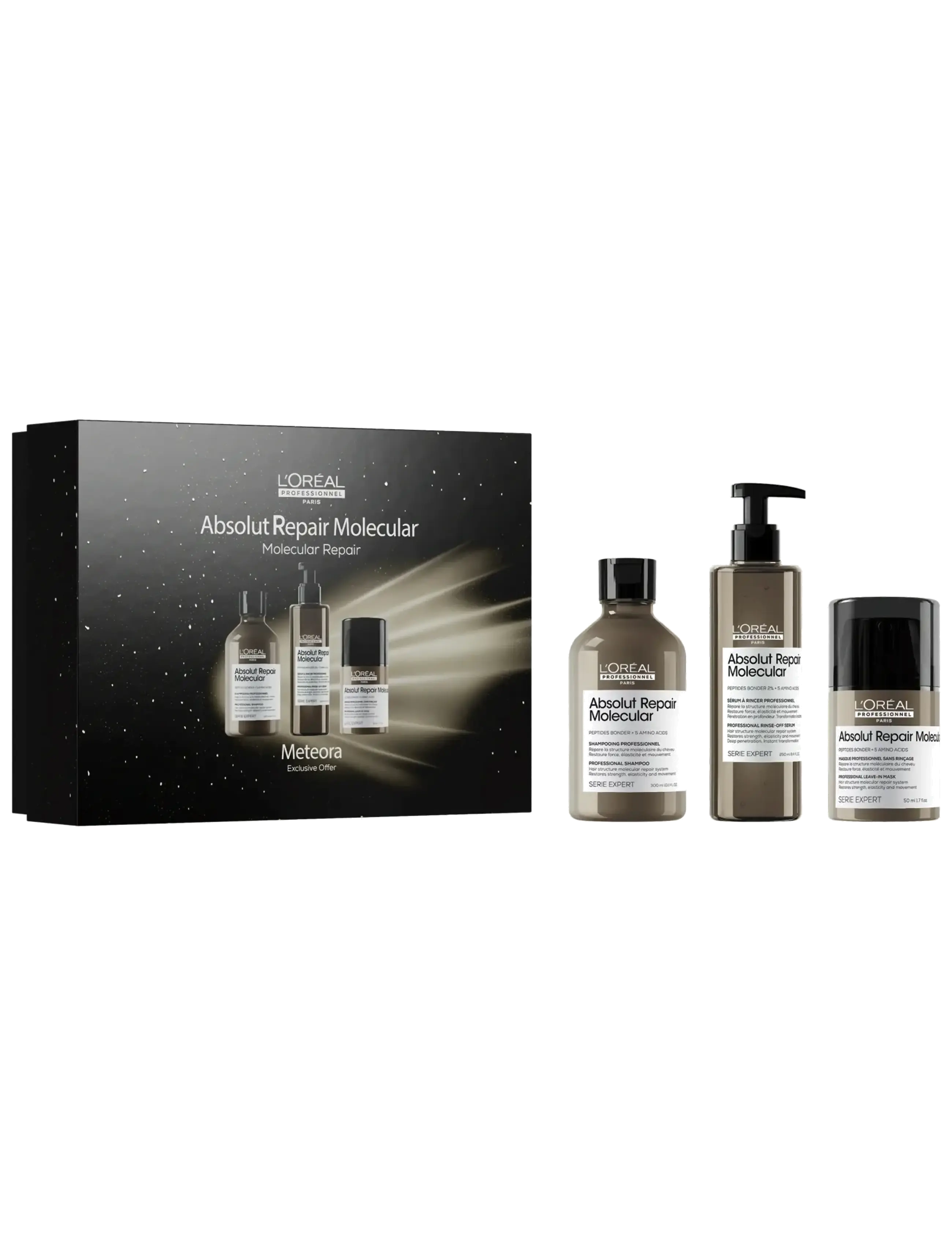 L'Oréal Professionnel L'Oréal Professionnel Absolut Repair Molecular Trio Gift Set 2025 - Gavesæt - CLEAR / undefined