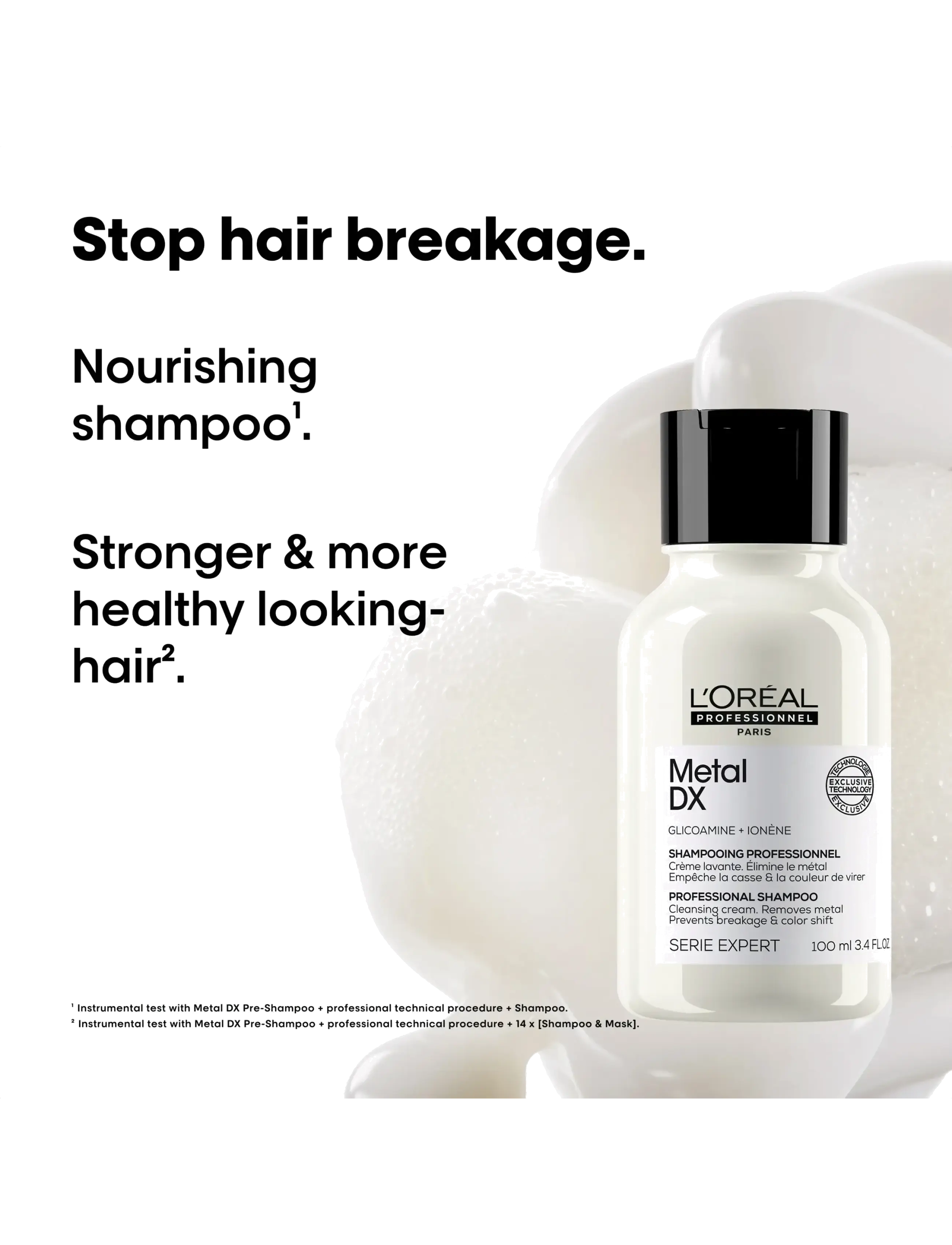 L'Oréal Professionnel - L'Oréal Professionnel Metal DX Shampoo 100ml - shampoo - clear - 1