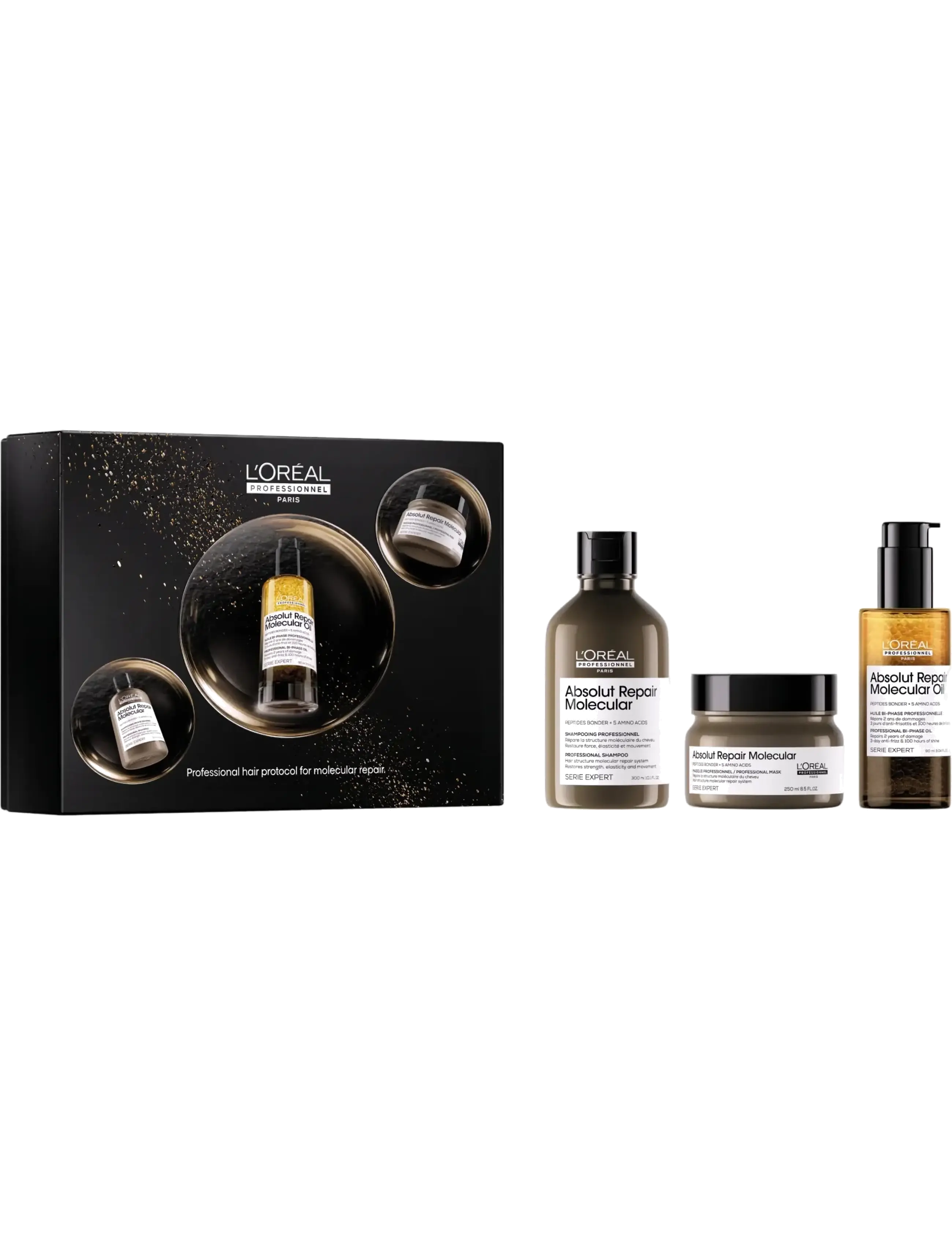 L'Oréal Professionnel L'Oréal Professionnel Absolut Repair Molecular Gift Set Trio - Gåvoset - CLEAR / undefined