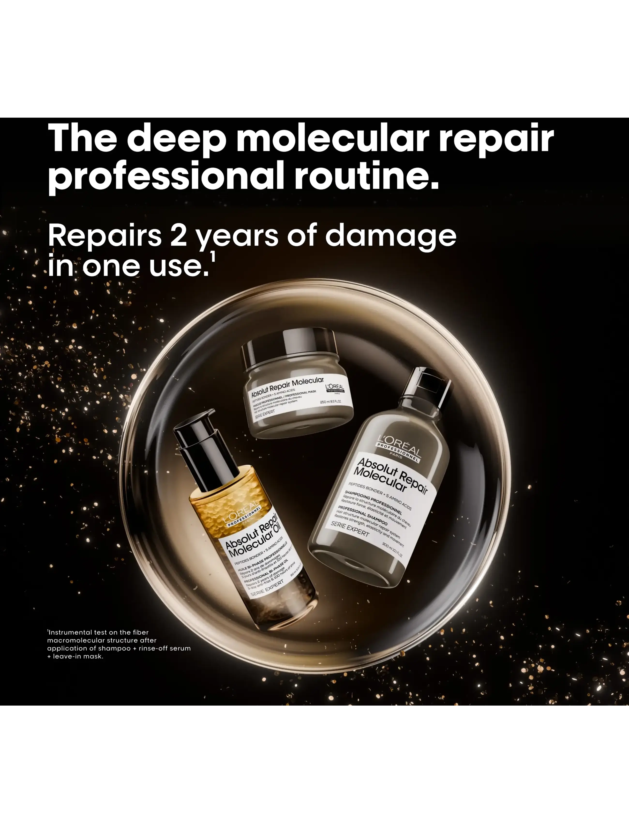 L'Oréal Professionnel - L'Oréal Professionnel Absolut Repair Molecular Gift Set Trio - gåvoset - clear - 1