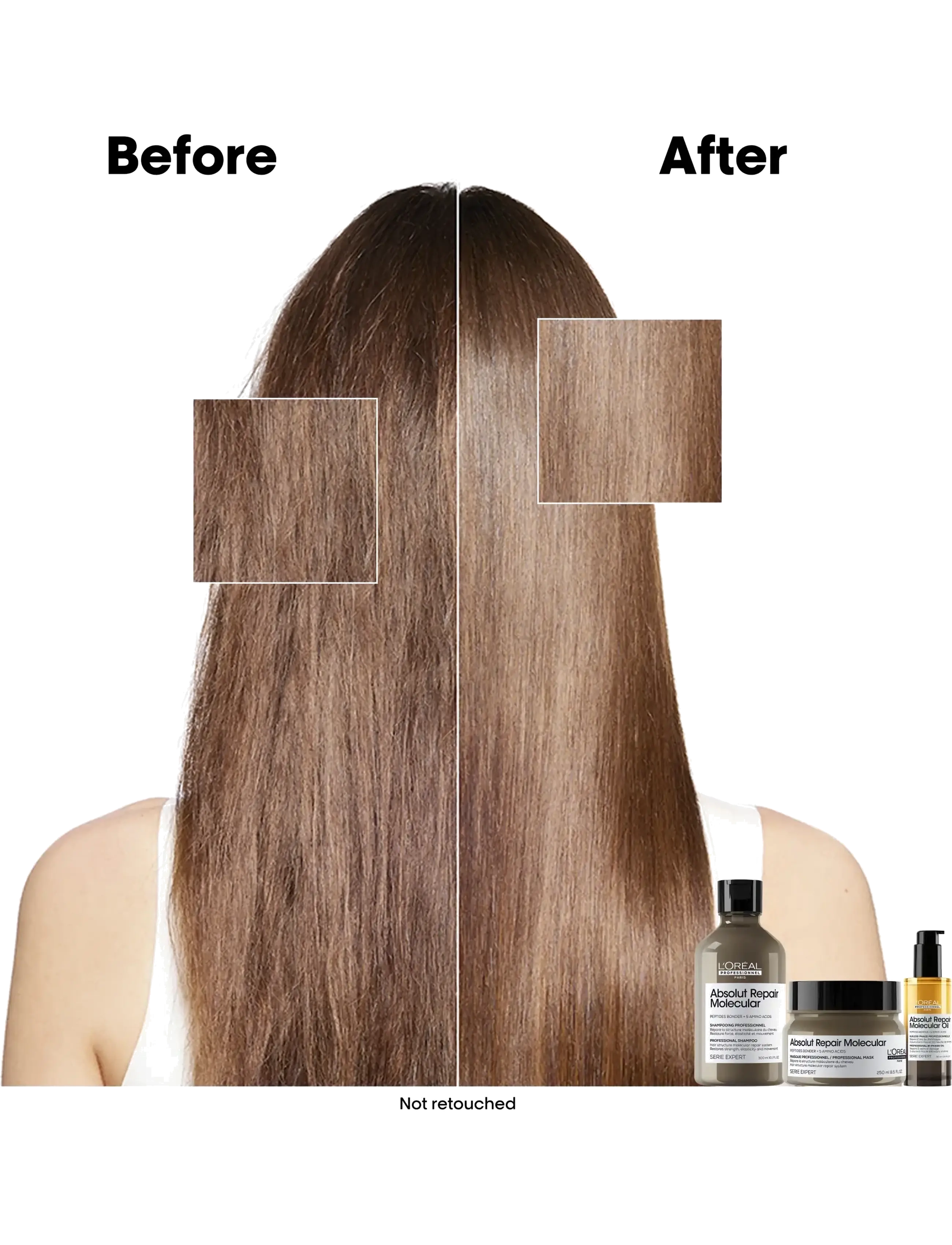 L'Oréal Professionnel - L'Oréal Professionnel Absolut Repair Molecular Gift Set Trio - gåvoset - clear - 2
