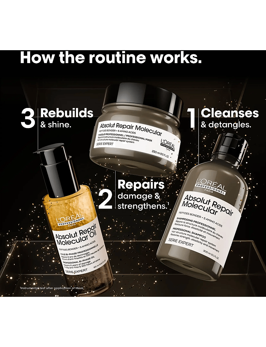 L'Oréal Professionnel - L'Oréal Professionnel Absolut Repair Molecular Gift Set Trio - til ham - clear - 3