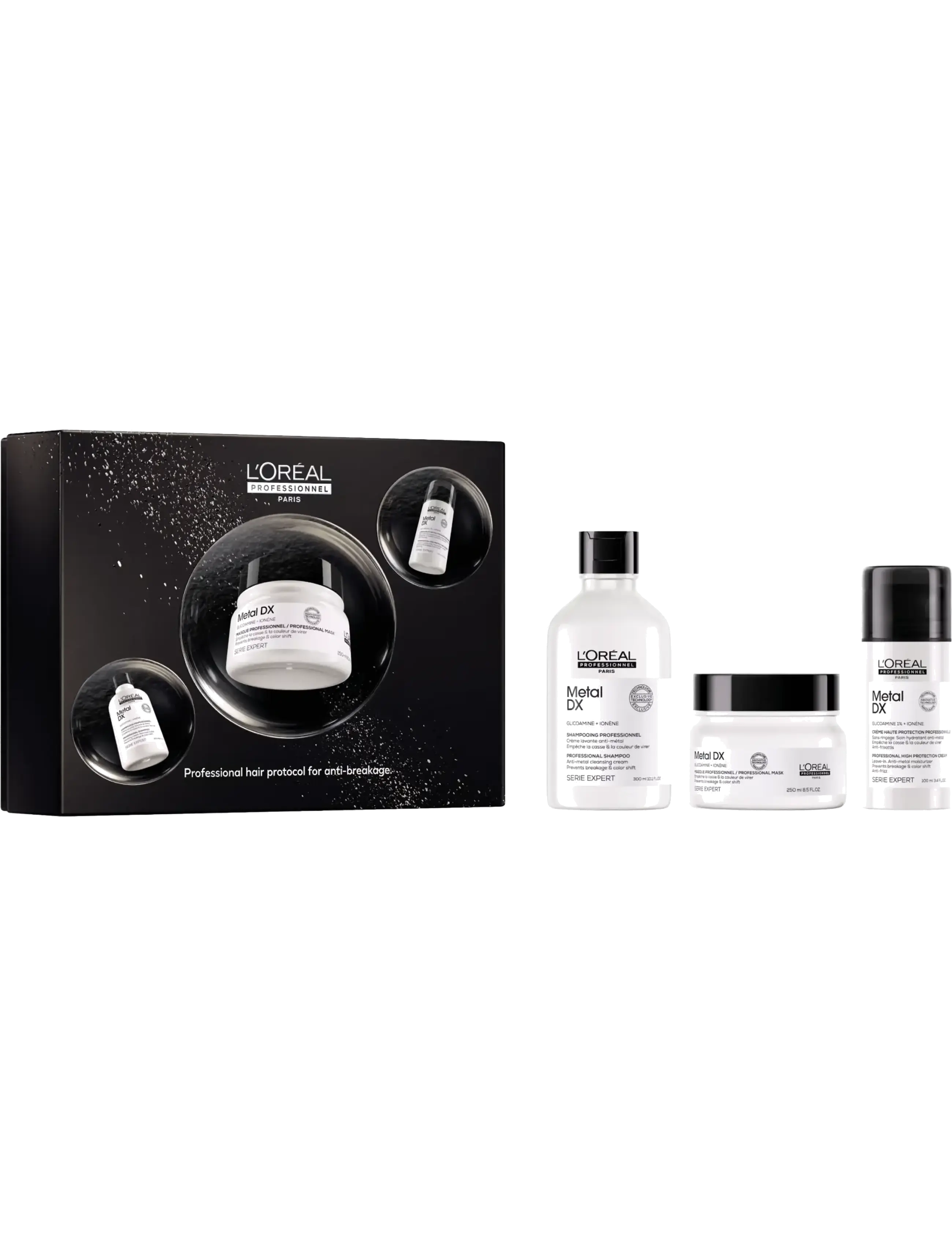 L'Oréal Professionnel L'Oréal Professionnel Metal DX 2026 Gift Set Trio - Gavesæt - CLEAR / undefined
