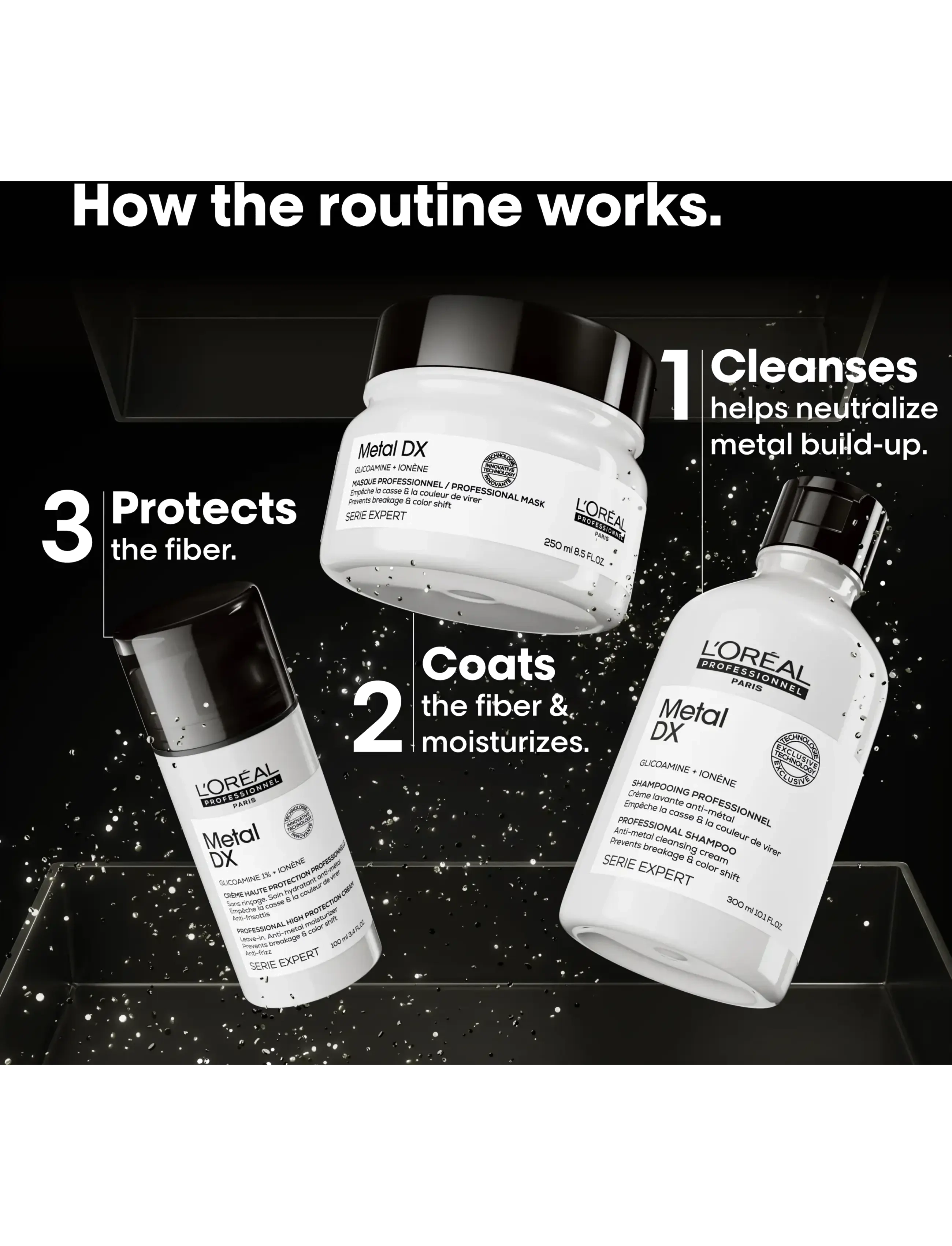 L'Oréal Professionnel - L'Oréal Professionnel Metal DX 2026 Gift Set Trio - over 500 kr - clear - 3