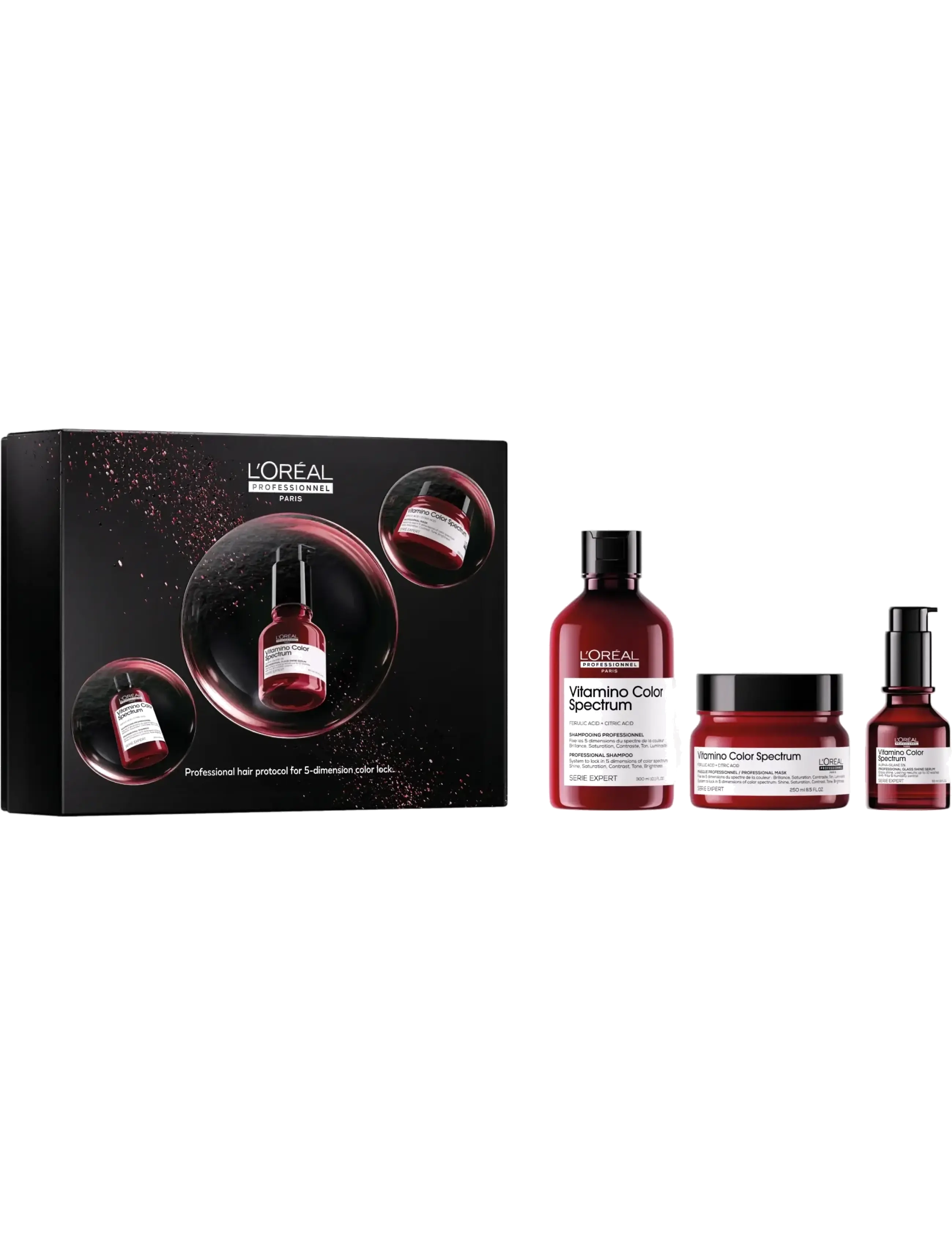 L'Oréal Professionnel L’Oreal Professionnel Vitamino Color Spectrum Gift Set Trio - Gavesæt - CLEAR / undefined
