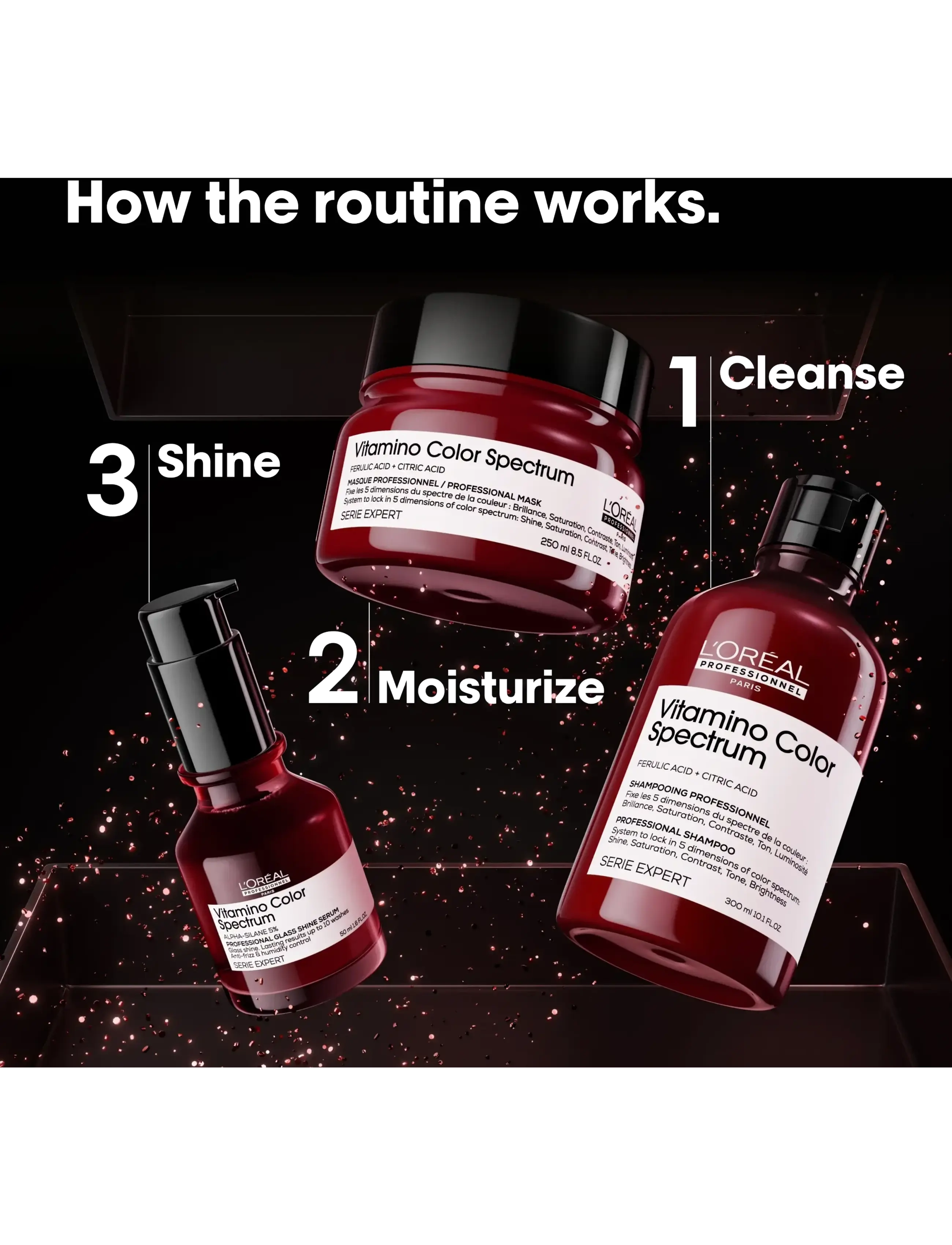 L'Oréal Professionnel - L’Oreal Professionnel Vitamino Color Spectrum Gift Set Trio - over 500 kr - clear - 3