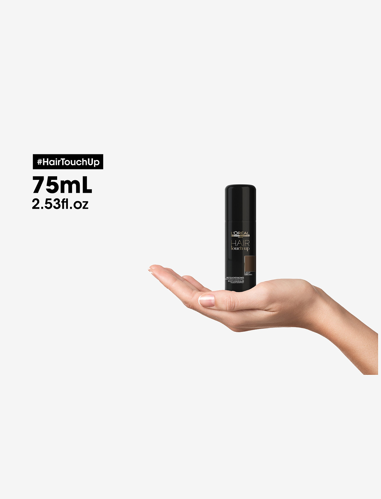 L'Oréal Professionnel - L'Oréal Professionnel Hair Touch Up Light Brown - hårspray touch up - clear - 3