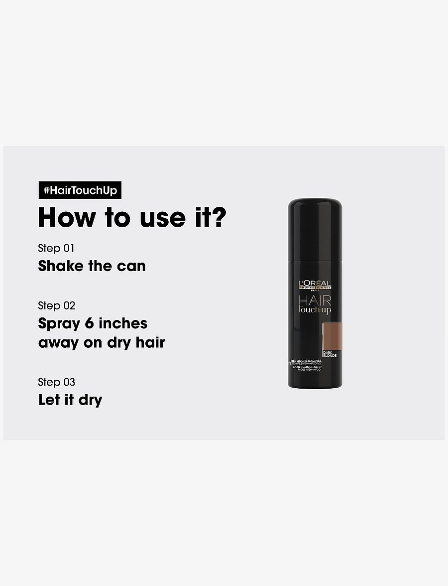 L'Oréal Professionnel - L'Oréal Professionnel Hair Touch Up Dark Blonde - hår-touch up-spray - clear - 1
