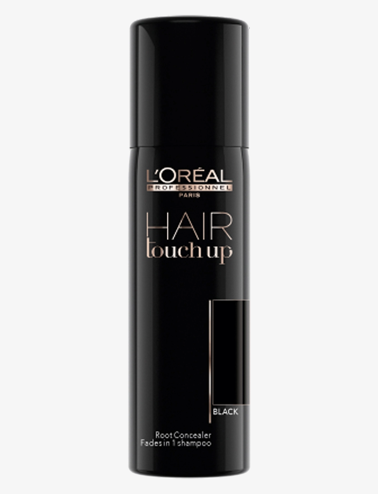 L'Oréal Professionnel Hair Touch Up Black, Hårspray & Foam, Nude, Str: 75ML