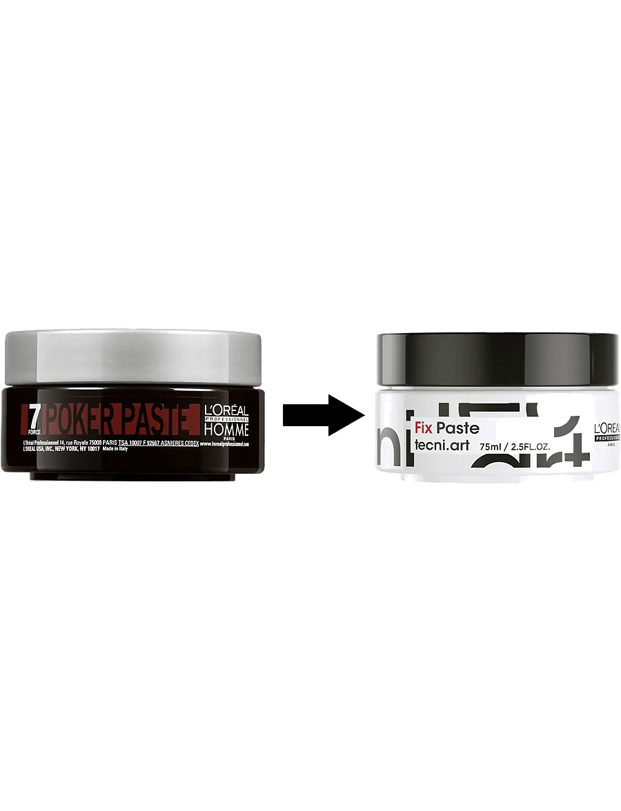 L'Oréal Professionnel - Homme Poker Styling Paste 7 - paste - clear - 1