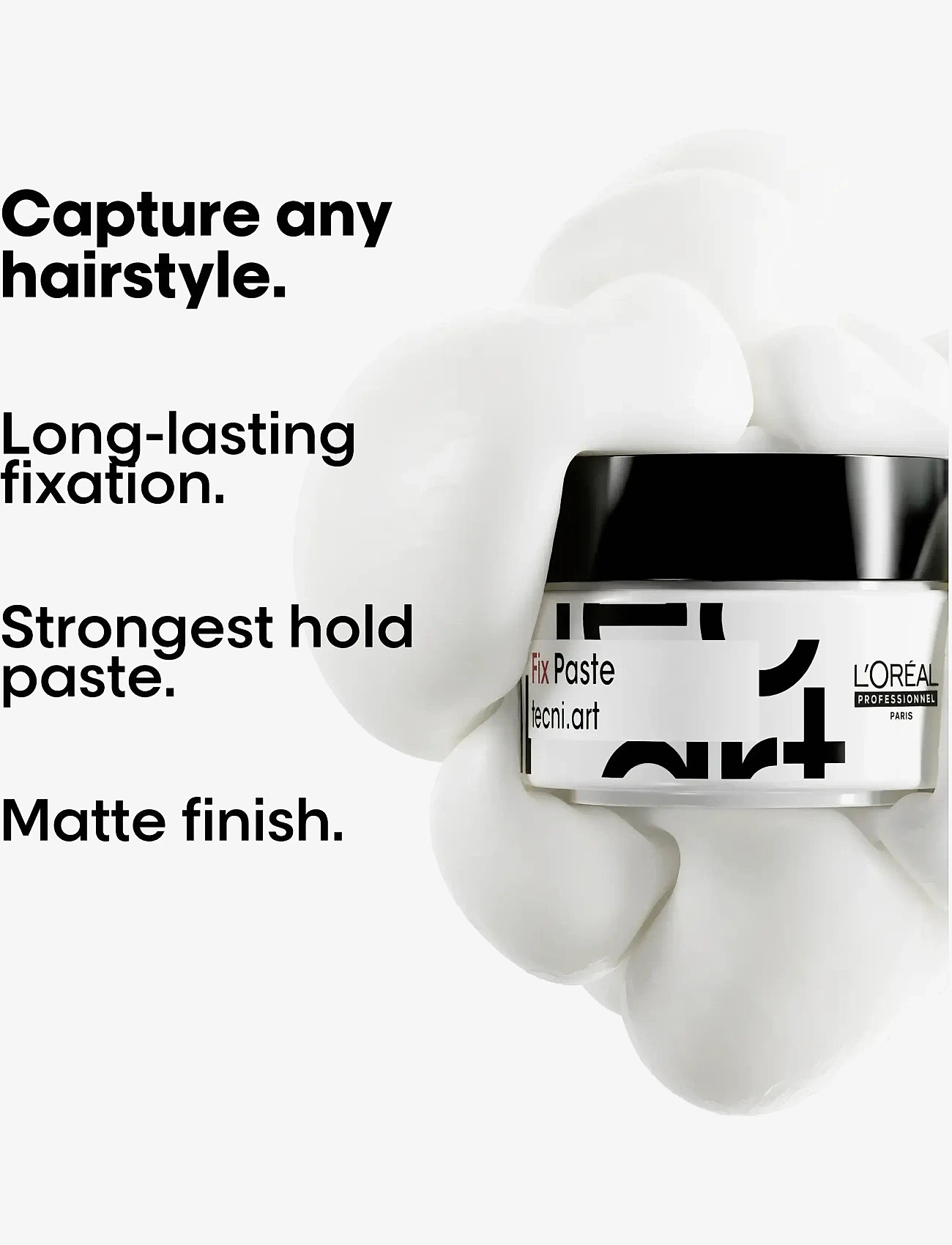 L'Oréal Professionnel - Homme Poker Styling Paste 7 - paste - clear - 2