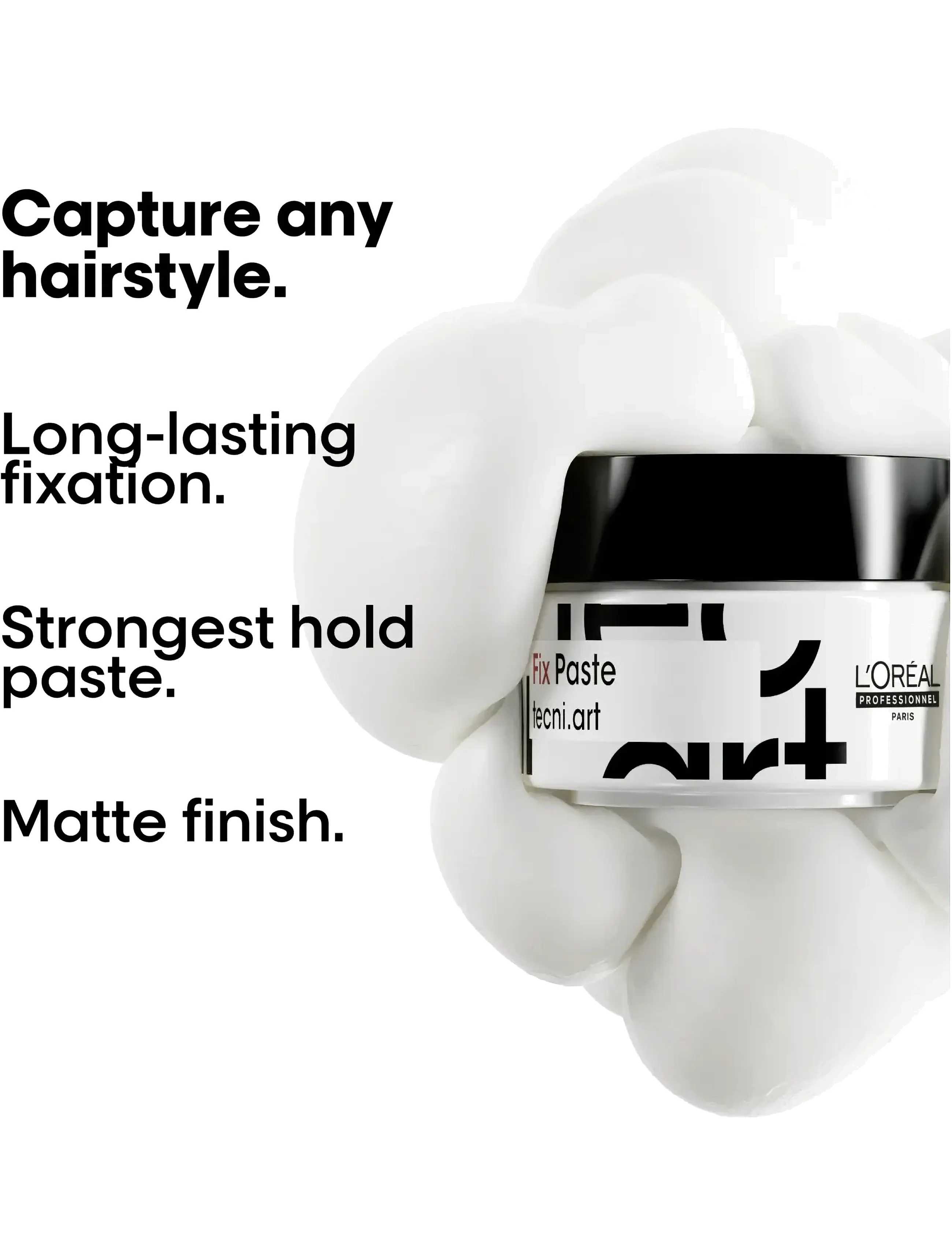L'Oréal Professionnel - Homme Poker Styling Paste 7 - muotoiluvaha - clear - 2