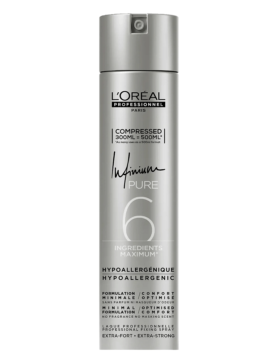 L'Oréal Professionnel - L'Oréal Professionnel Infinium Xtra Strong No Perf - hårspray - clear - 0