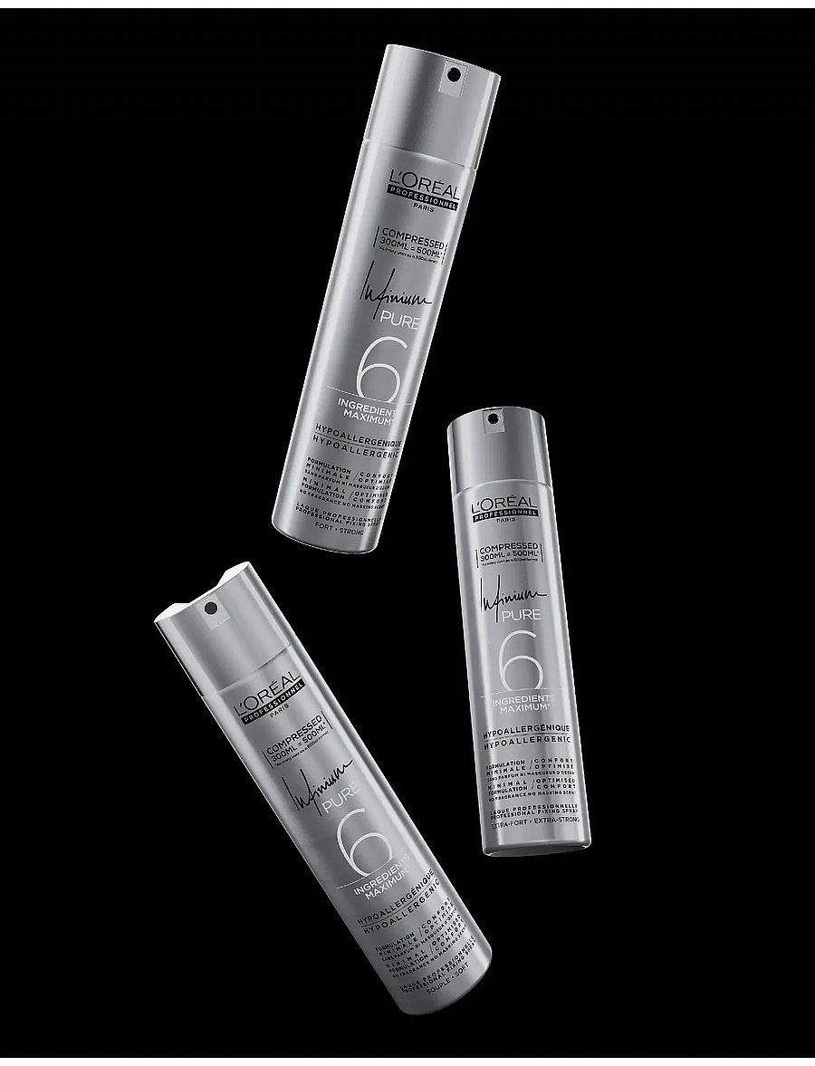 L'Oréal Professionnel - L'Oréal Professionnel Infinium Xtra Strong No Perf - hårspray - clear - 3