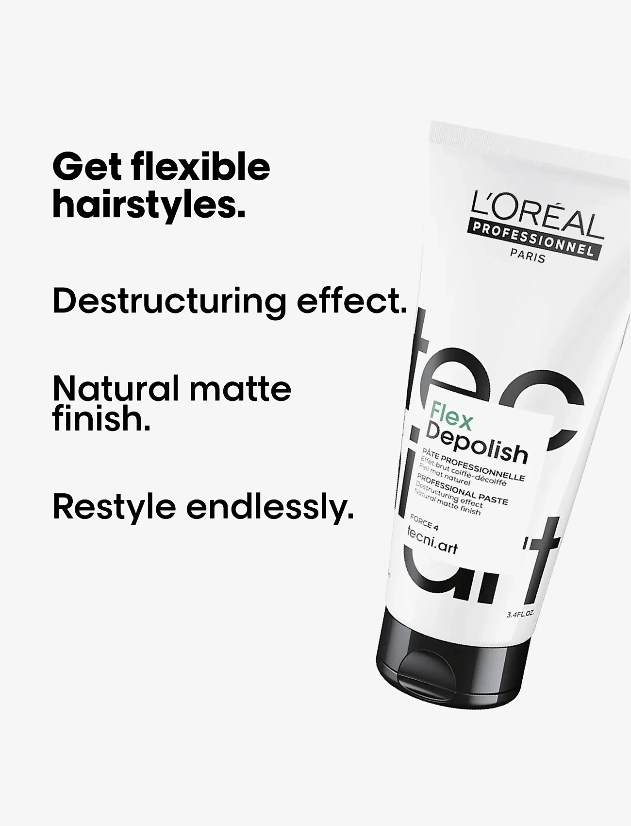 L'Oréal Professionnel - L'Oréal Professionnel Tecni.Art Depolish 100ml - wax & gel - clear - 2