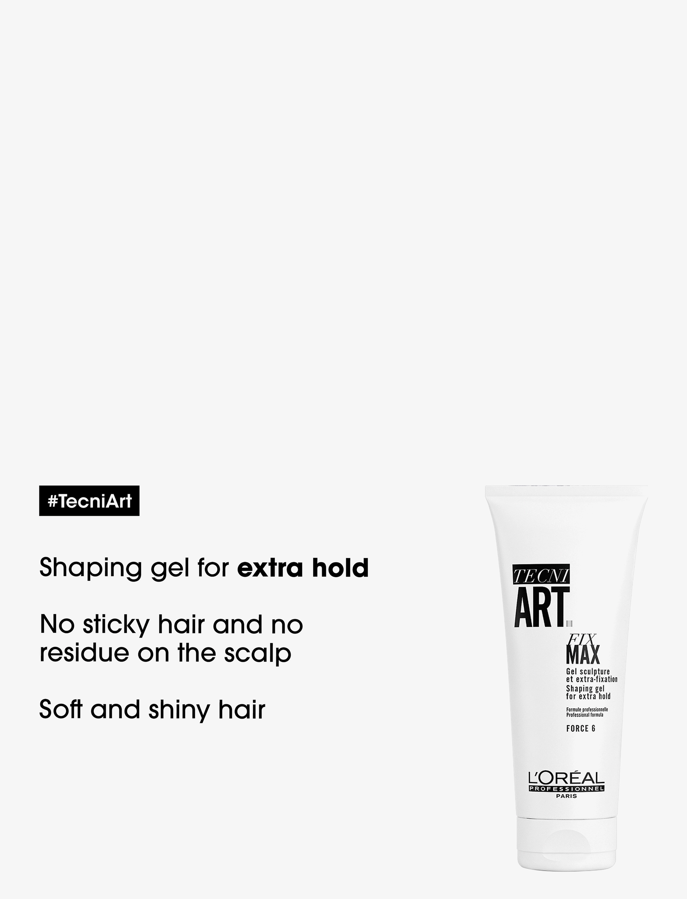 L'Oréal Professionnel - L'Oréal Professionnel Tecni.Art Fix Max 200ml - hårbehandlinger - clear - 4