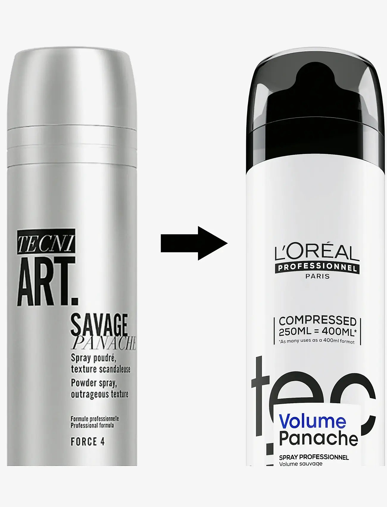 L'Oréal Professionnel - L'Oréal Professionnel Tecni.Art Savage Panache 250ml - hair spray - clear - 1
