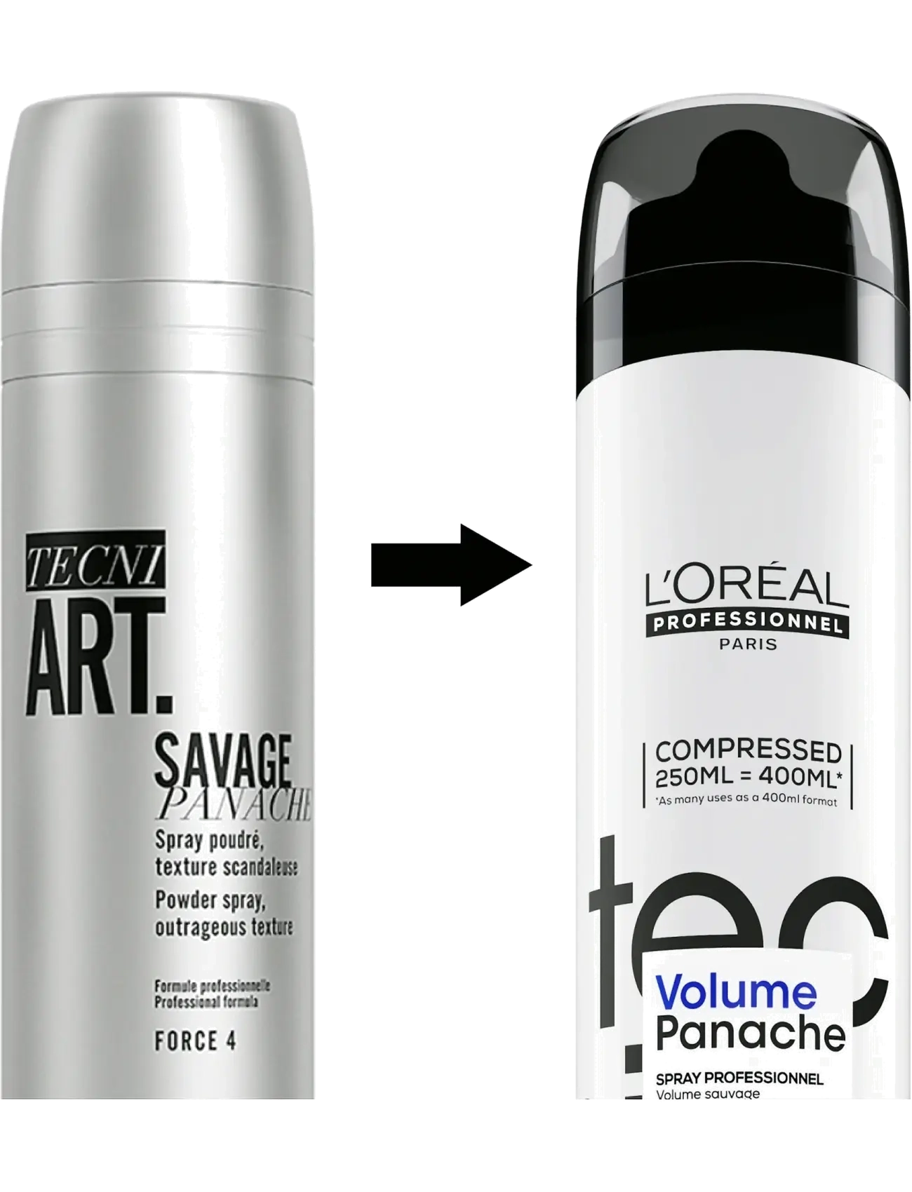 L'Oréal Professionnel - L'Oréal Professionnel Tecni.Art Savage Panache 250ml - hairsprays - clear - 1