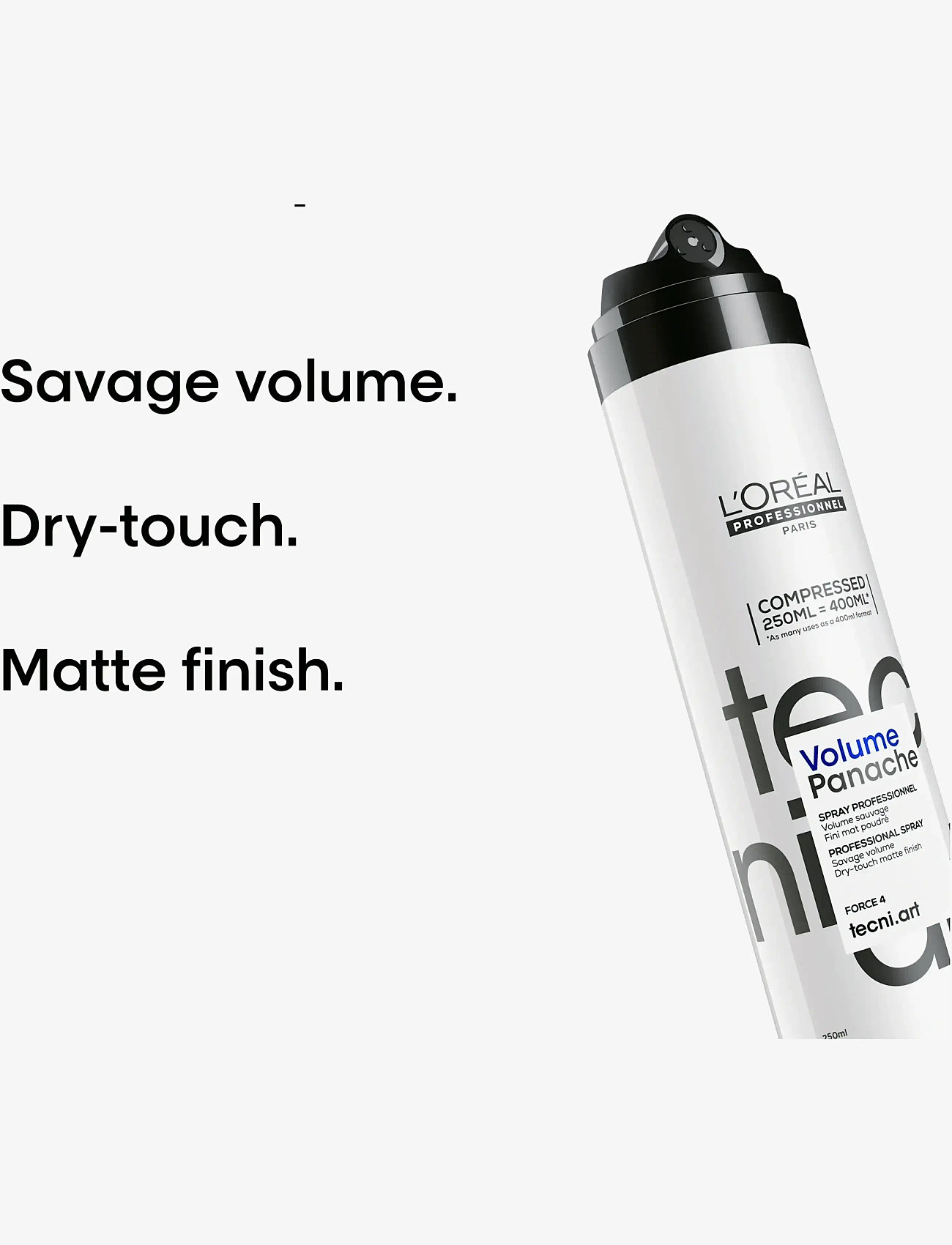 L'Oréal Professionnel - L'Oréal Professionnel Tecni.Art Savage Panache 250ml - hair spray - clear - 2