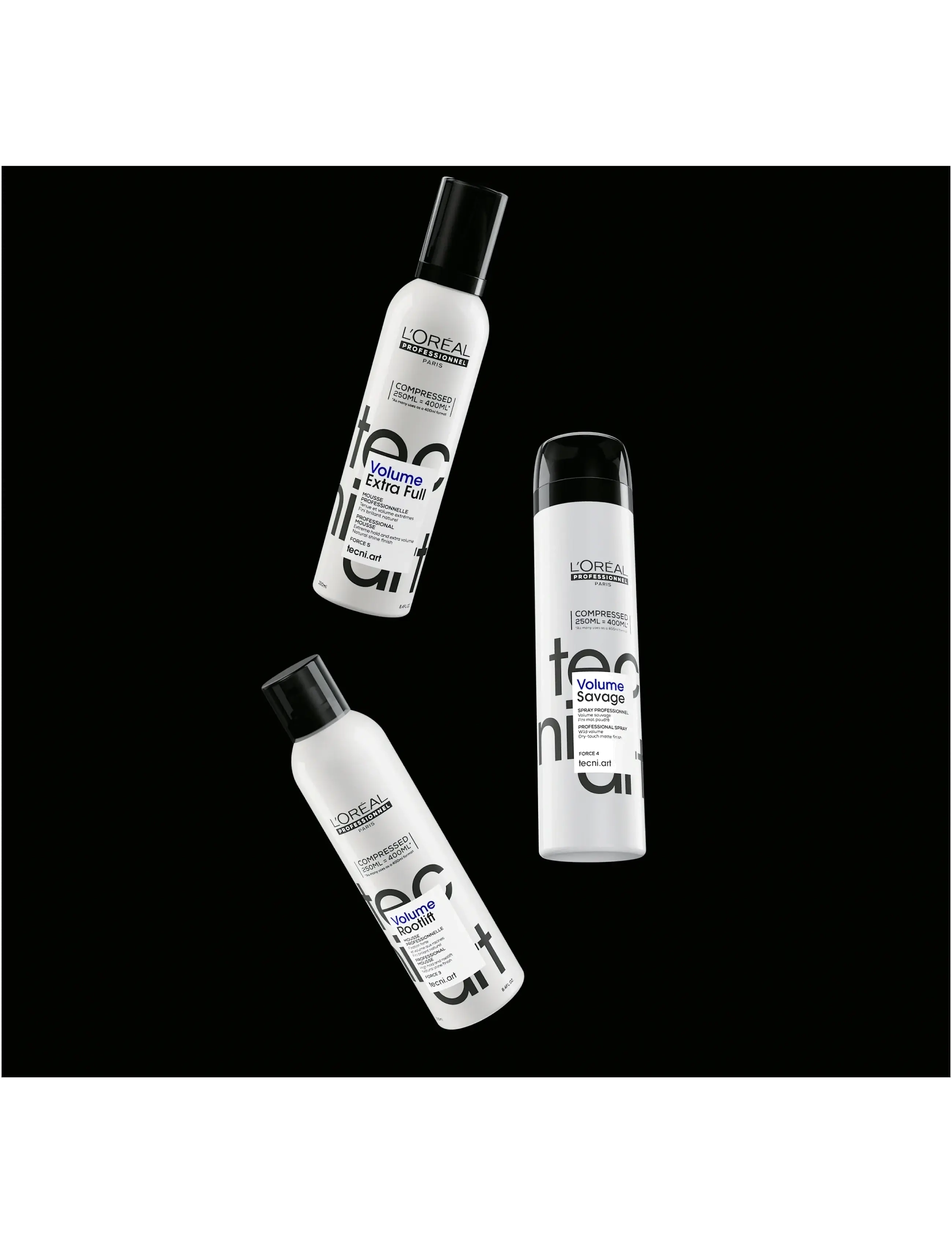 L'Oréal Professionnel - L'Oréal Professionnel Tecni.Art Fix Volume Lift 250ml - hårspray - clear - 3