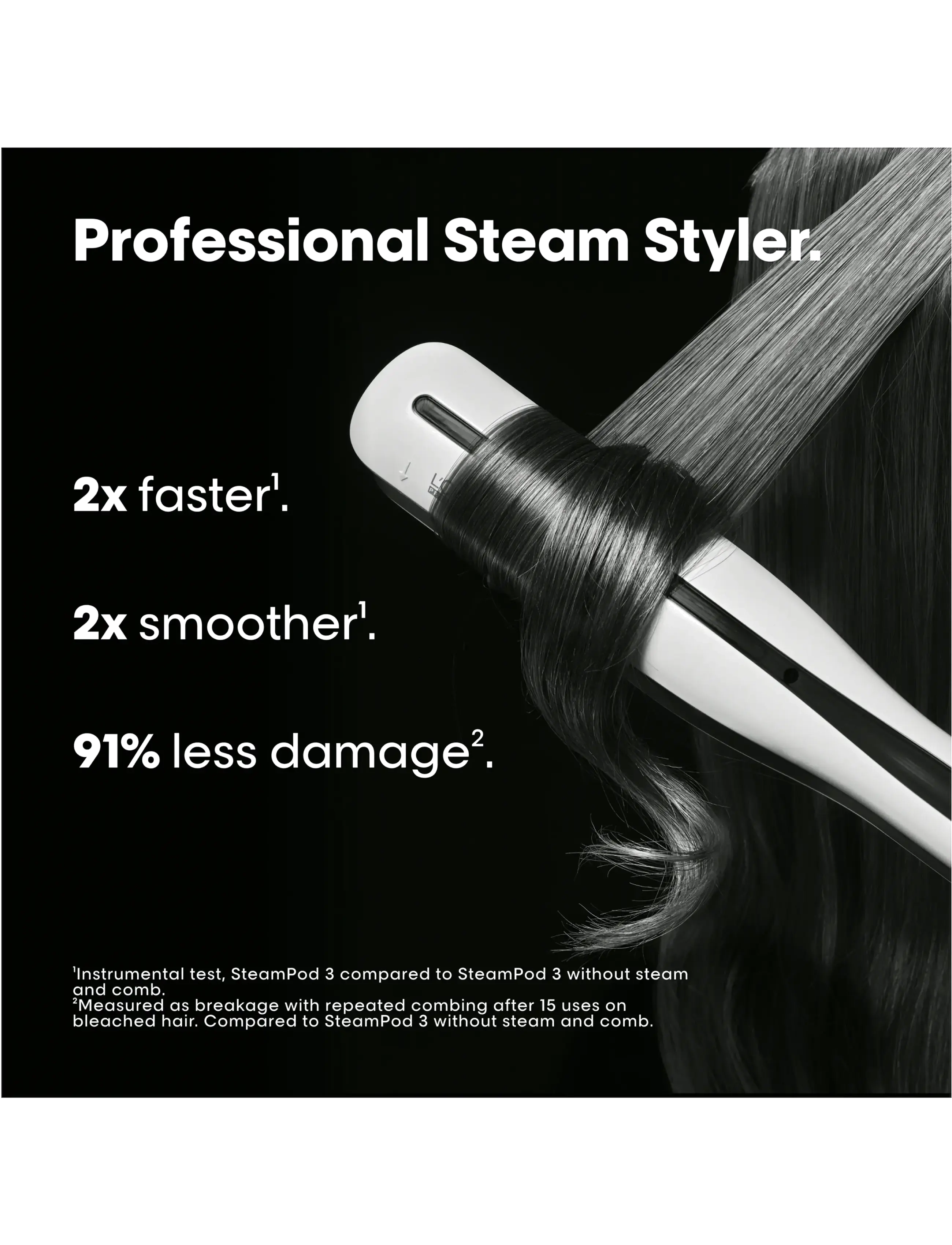 L'Oréal Professionnel - L'Oreal Professionnel Steampod Steam Straightener 3.0 - plattång - clear - 2