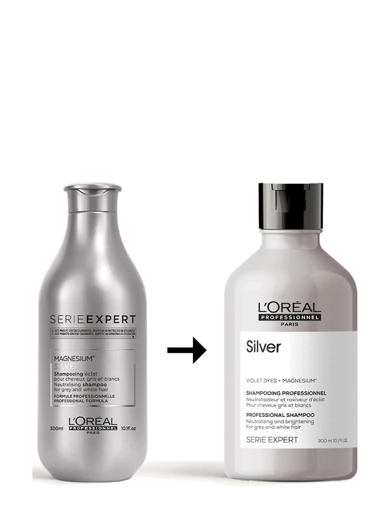L'Oréal Professionnel - L'Oréal Professionnel Silver Shampoo 300ml - silfursjampó - clear - 1