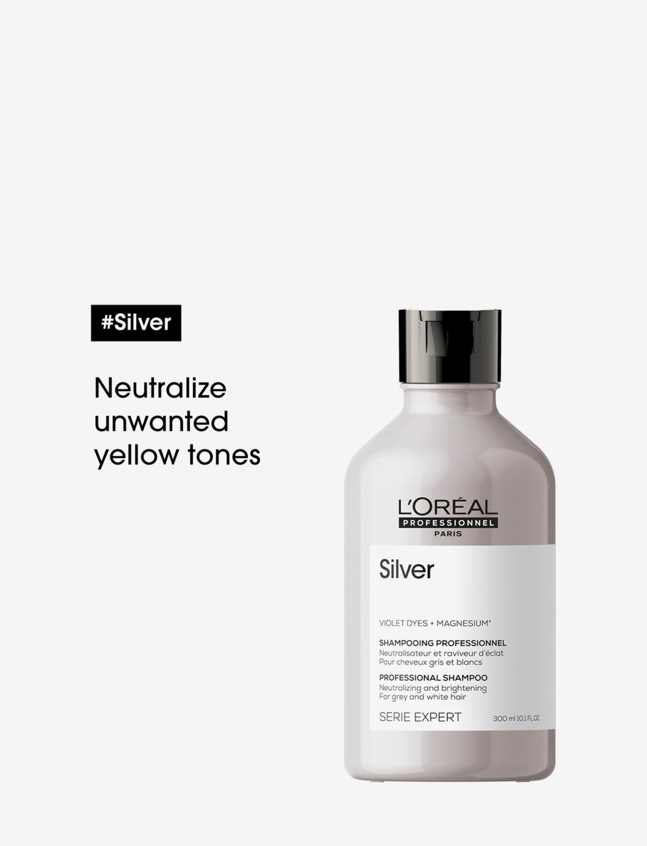 L'Oréal Professionnel - L'Oréal Professionnel Silver Shampoo 300ml - silvershampoo - clear - 2