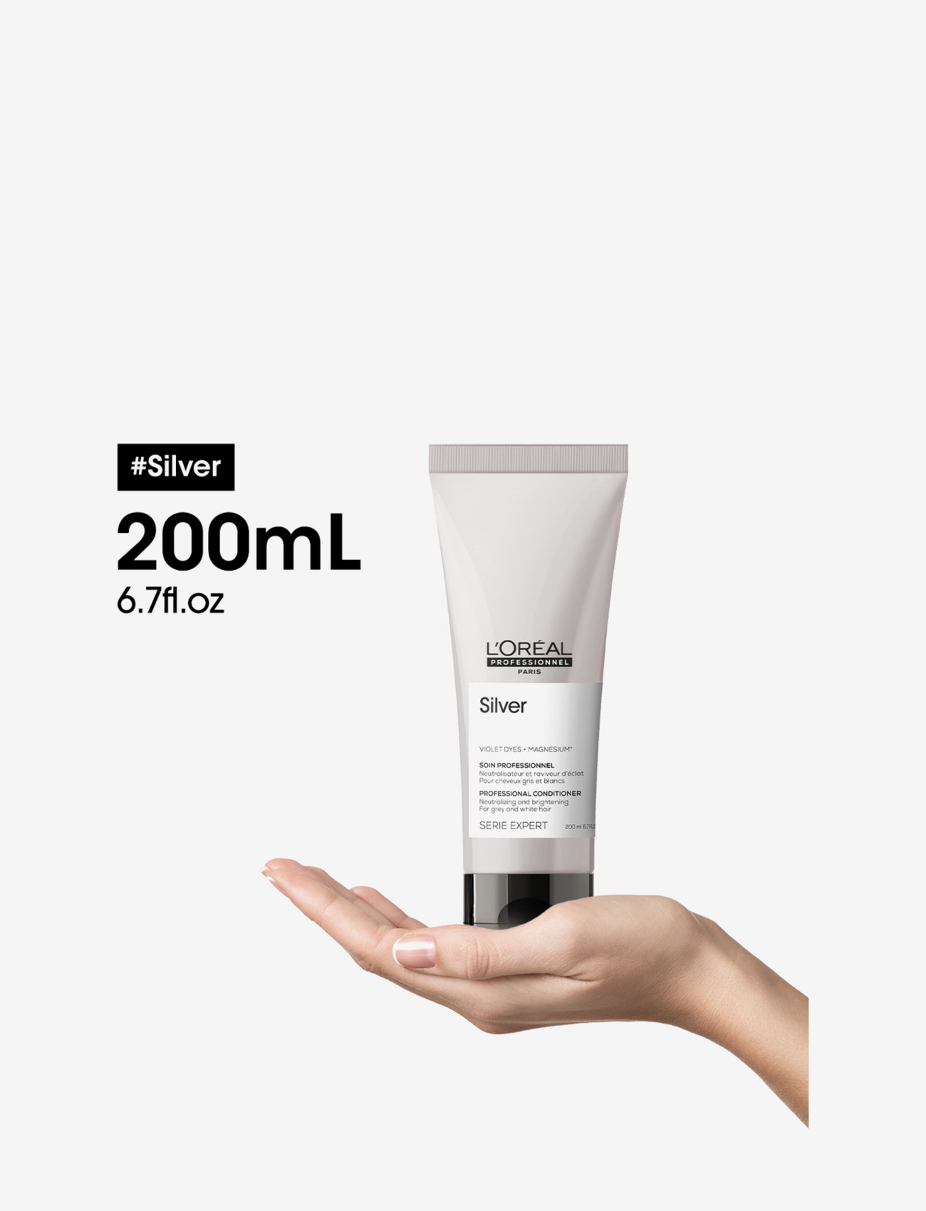 L'Oréal Professionnel - L'Oréal Professionnel Silver Conditioner 200ml - silver conditioner - clear - 2
