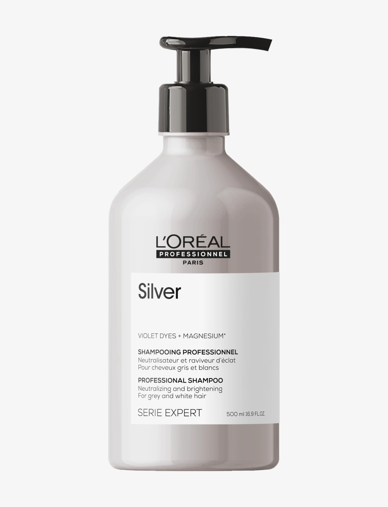 L'Oréal Professionnel Silver Shampoo 500Ml, Sølvshampoo, Nude, Str: 500 ml