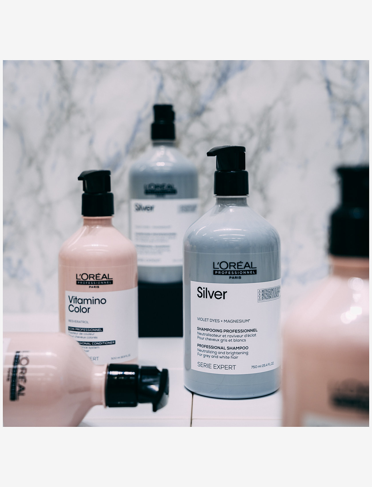 L'Oréal Professionnel - L'Oréal Professionnel Silver Shampoo 500ml - hopeashampoot - no colour - 3