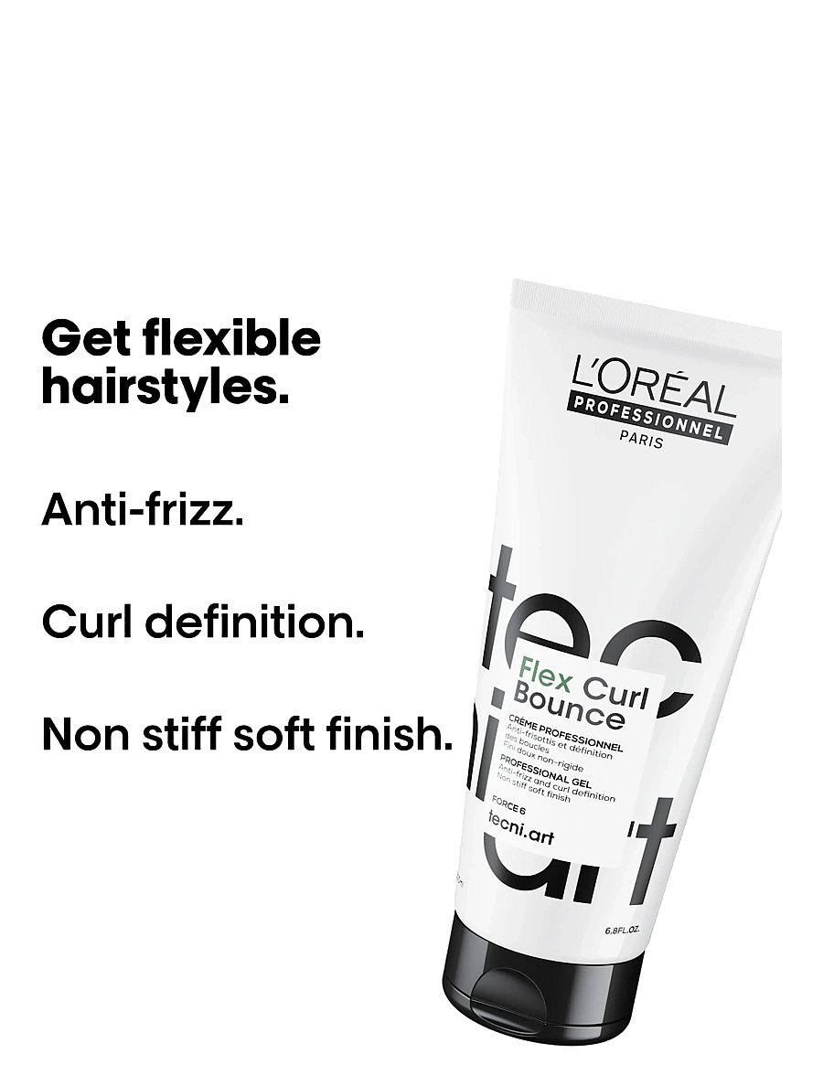 L'Oréal Professionnel - L'Oréal Professionnel Tecni.Art Flex Curl Bounce Cream 200ml - cream - clear - 2