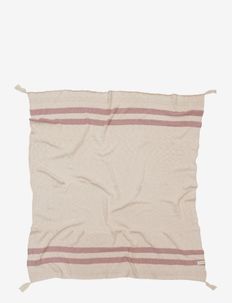 Knitted blanket Stripes - Natural / Vintage Nude, Lorena Canals