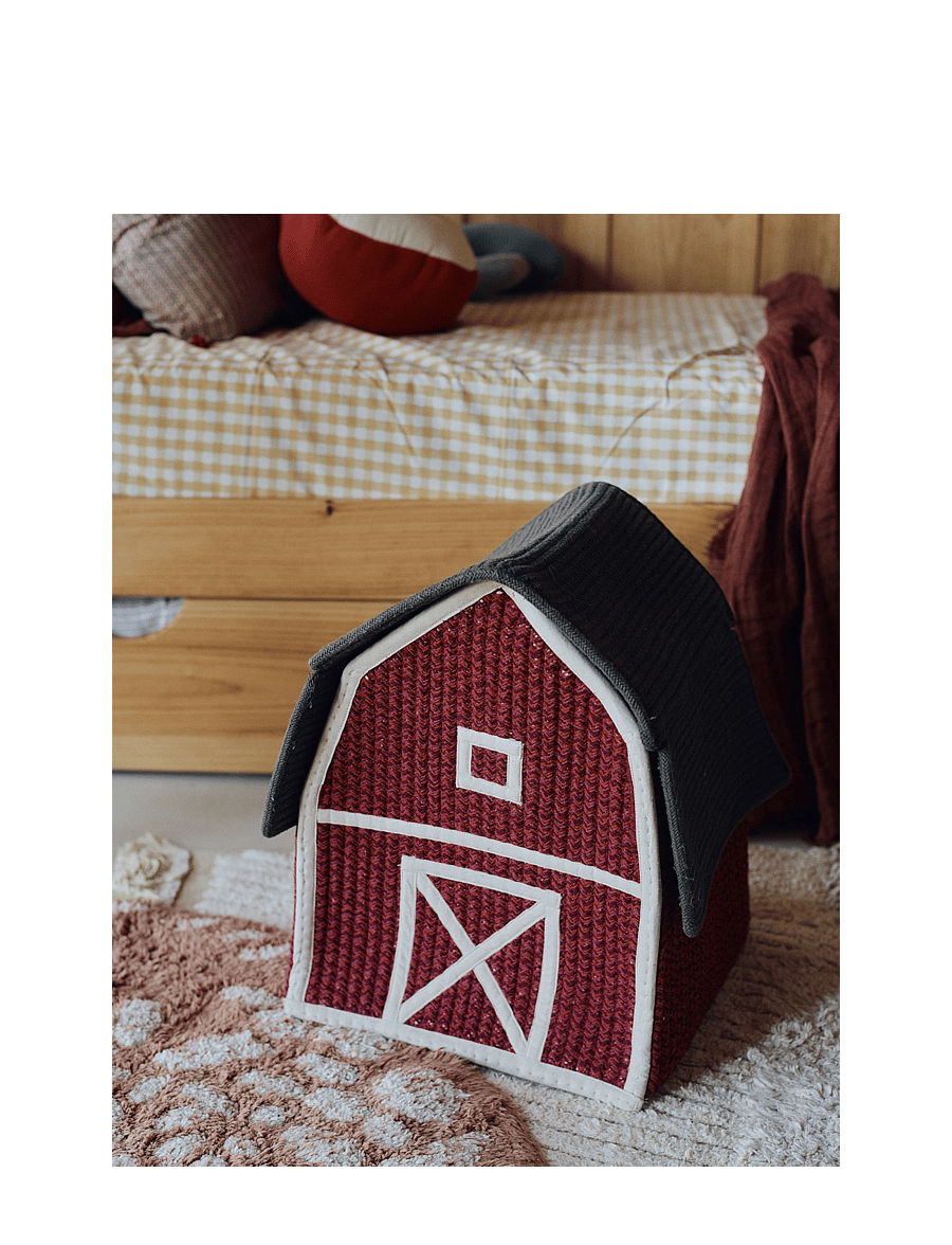 Lorena Canals - Basket Farm House - aufbewahrungskörbe - red, burgundy, aubergine, dark grey, natural - 2