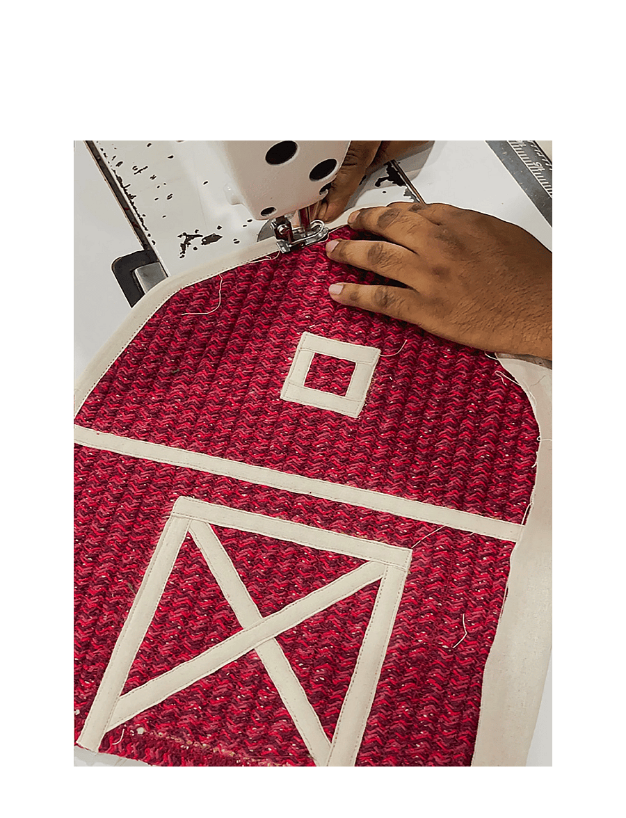 Lorena Canals - Basket Farm House - aufbewahrungskörbe - red, burgundy, aubergine, dark grey, natural - 4
