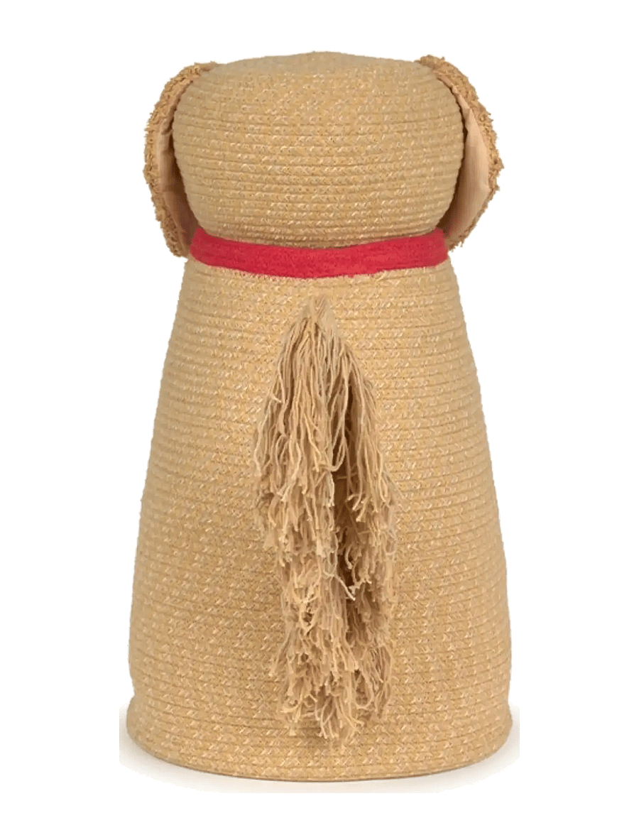 Lorena Canals - Basket Luna - laikymo krepšiai - natural, plain beige, honey, dark honey, vanilla, tanzine, light honey, gold, red, honey, vintage nu - 4