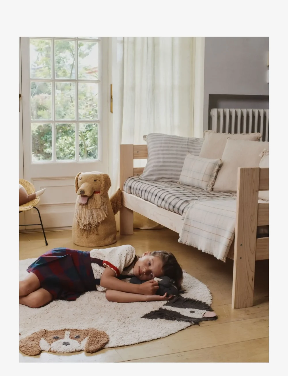 Lorena Canals - Basket Luna - opbevaringskurve - natural, plain beige, honey, dark honey, vanilla, tanzine, light honey, gold, red, honey, vintage nu - 5