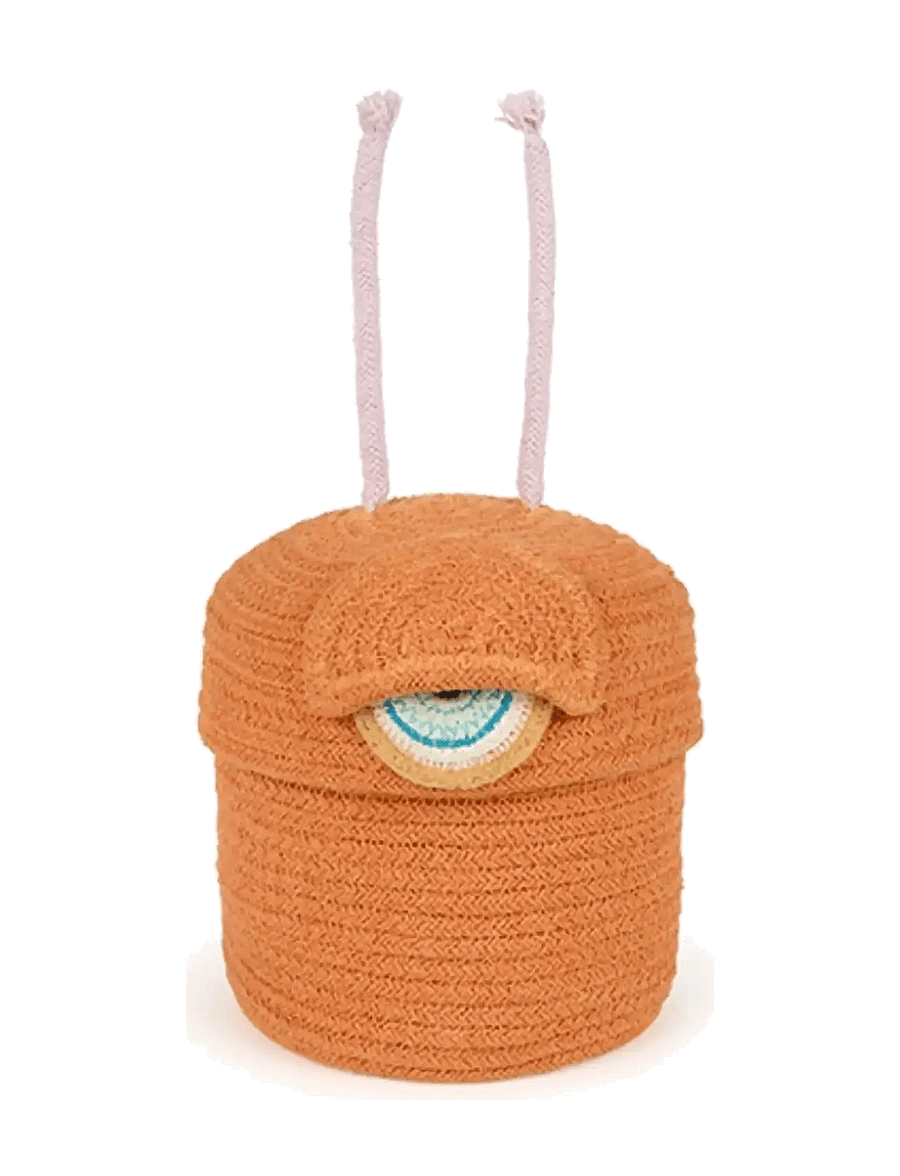 Lorena Canals - Basket Alien Ploot - kosze do przechowywania - orange, aqua, honey, ivory, malwa, black, turqouish - 0