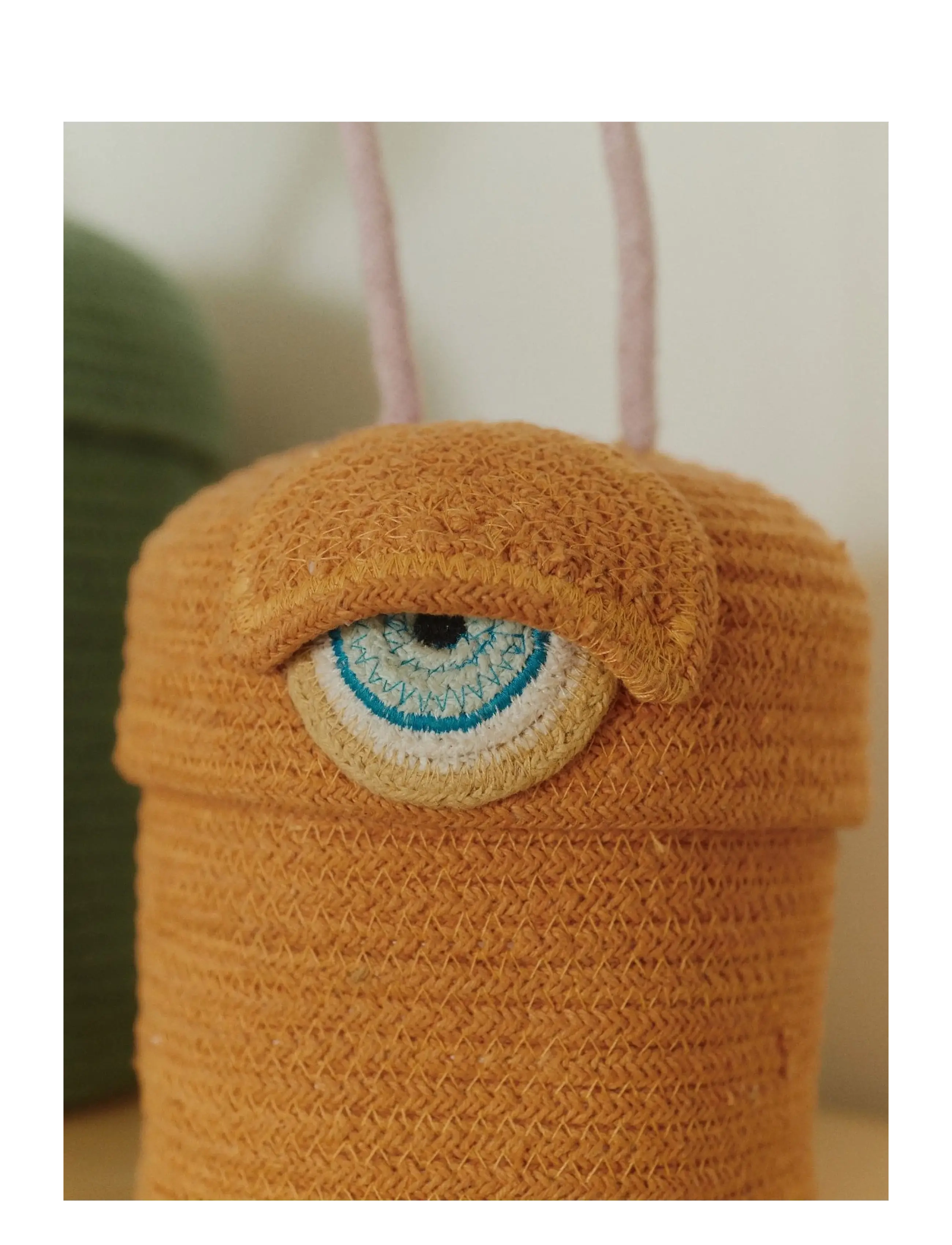 Lorena Canals - Basket Alien Ploot - kosze do przechowywania - orange, aqua, honey, ivory, malwa, black, turqouish - 1